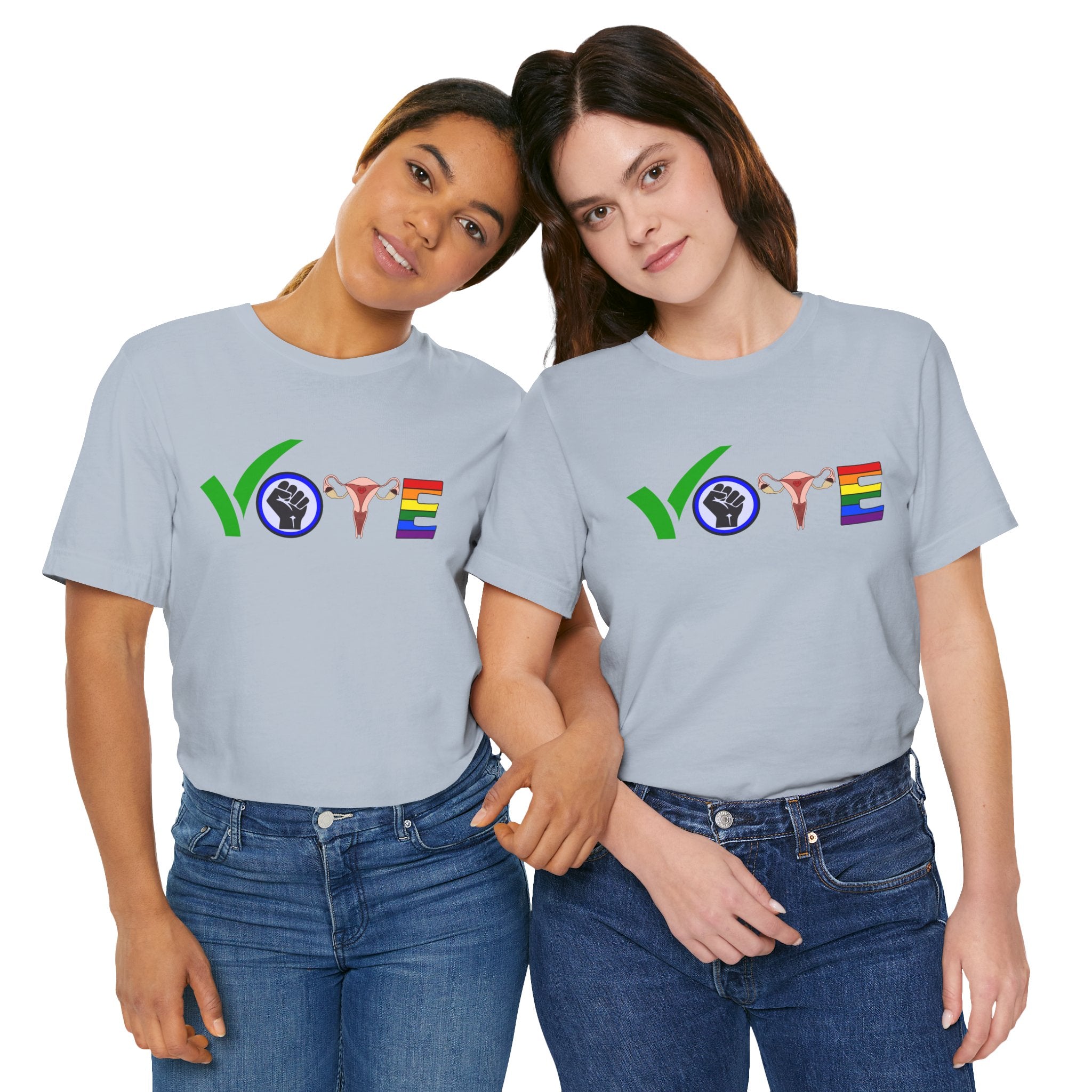 Vote T-Shirt | Stand Up, Speak Out: Vote For Change Tee | Support BLM, Reproductive Rights and LGBTQ Community