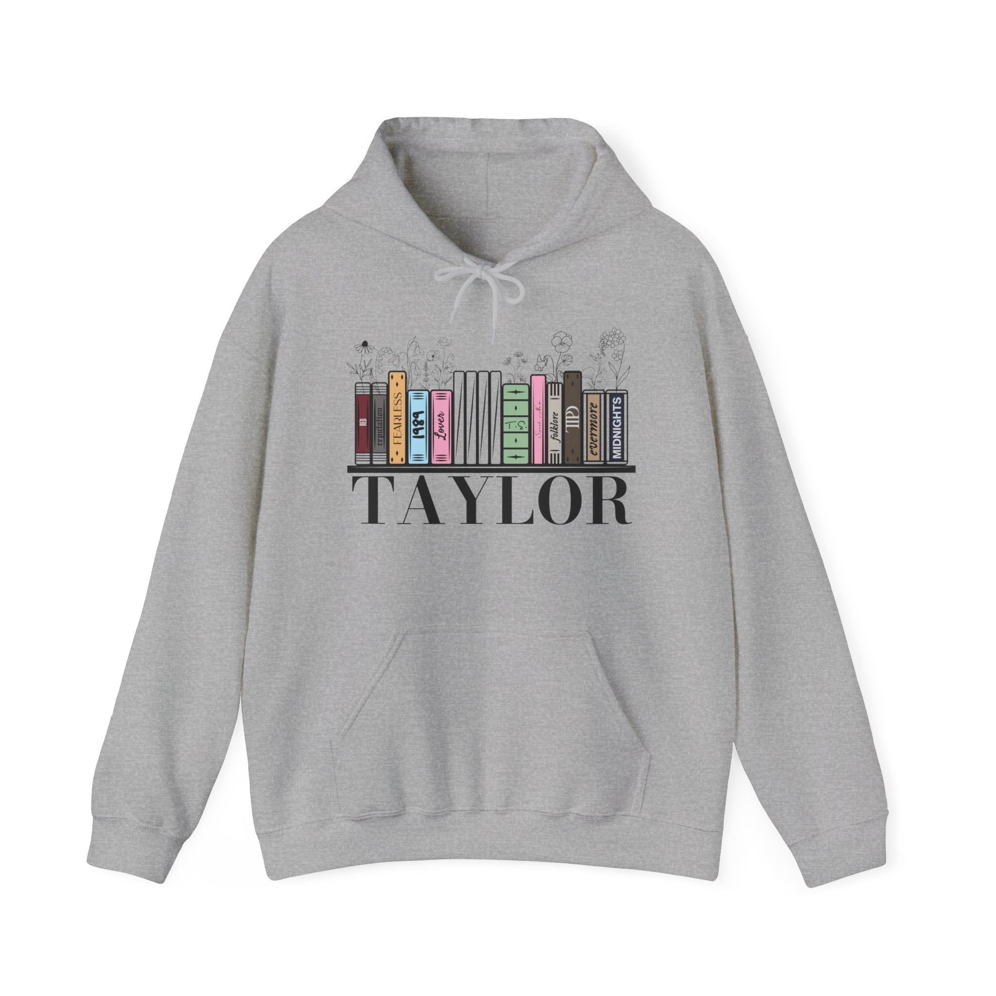 Taylor Swift Albums As Books Hoodie | All Taylor's Albums Including TT | Albums Including TTPD Decorated