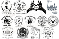 The Tortured Poets Department SVG Bundle | 13 TTPD SVG Bundle Designs  | SVG, PNG JPG, EPS, DXF, PDF File Formats Included