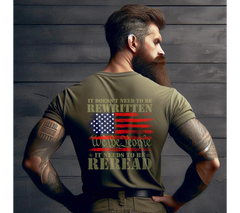 It Doesn't Need To Be Rewritten It Needs To Be Reread Shirt, 1776 Shir | Reread Shirt, 1776 Shirt, American Constitution 1776,