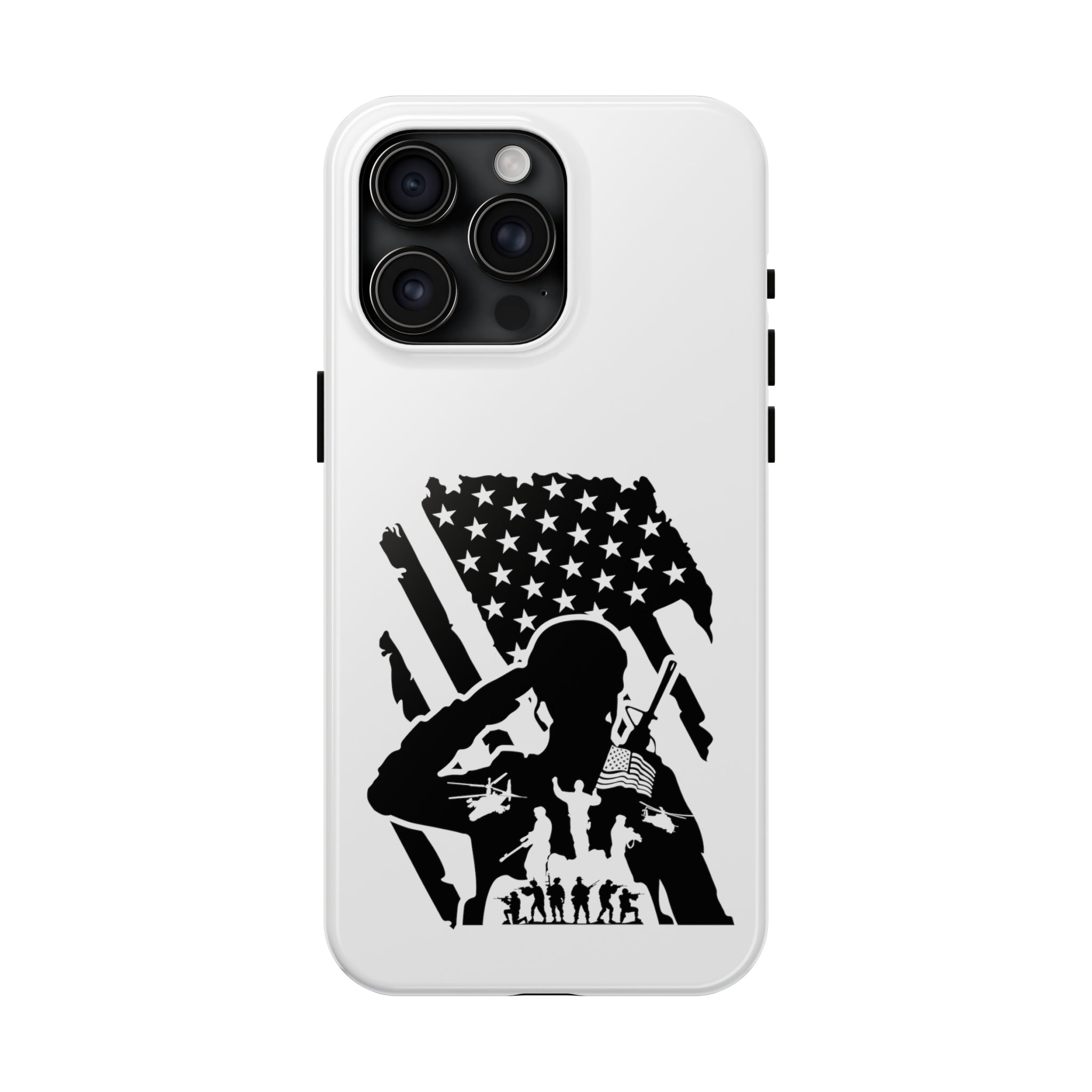 Veteran iPhone Case - Salute Your Heroes, Patriotic iPhone Tough Case, | Heroes, Patriotic iPhone Tough Case, Perfect Gift