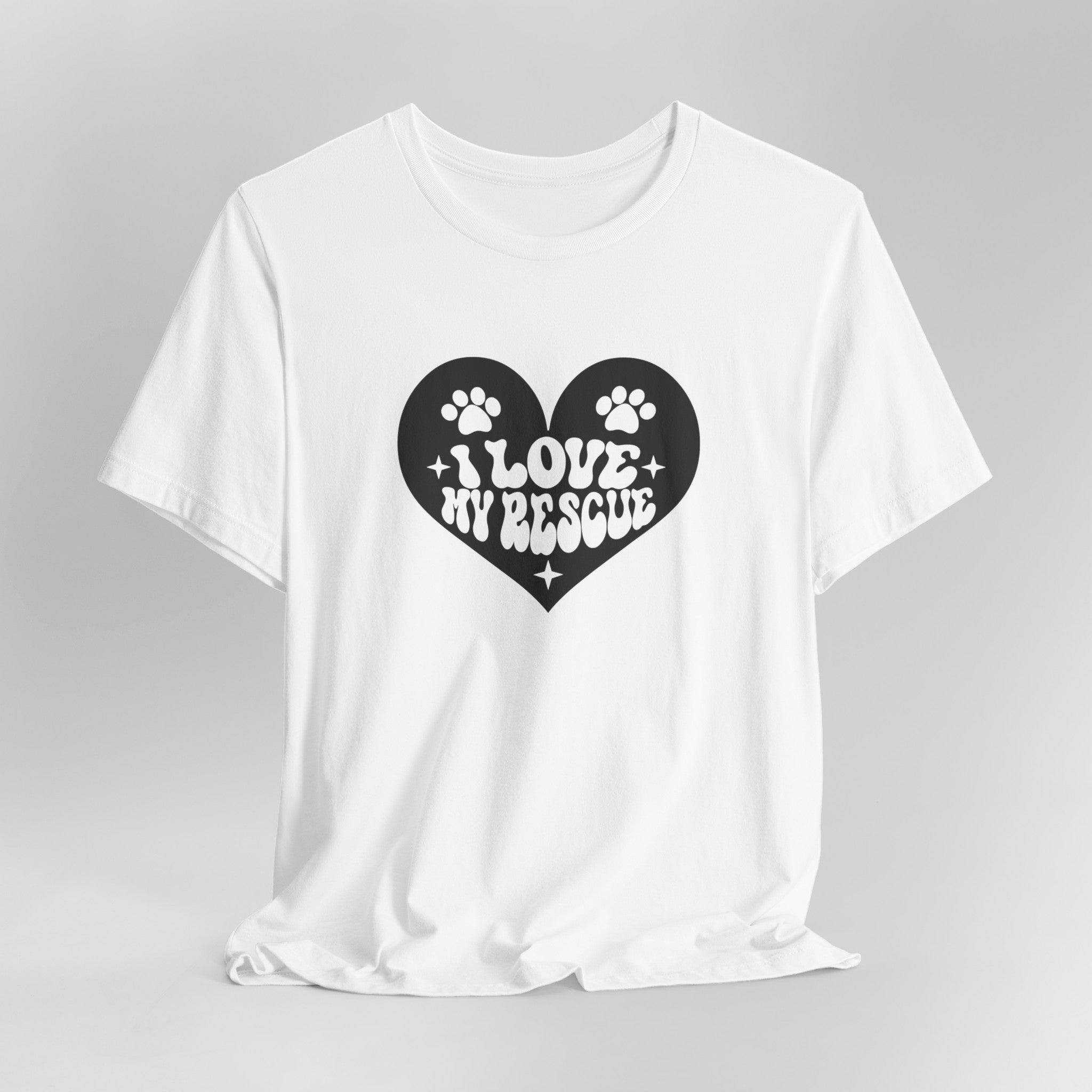 I Love My Rescue T-Shirt | My Heart Belongs to Rescue: Animal Lover Do | Animal Lover Dog Rescue