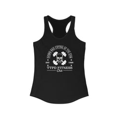 Now Im Down Bad Crying At The Gym Tank Top For Women: Perfect Gym Tank - Black