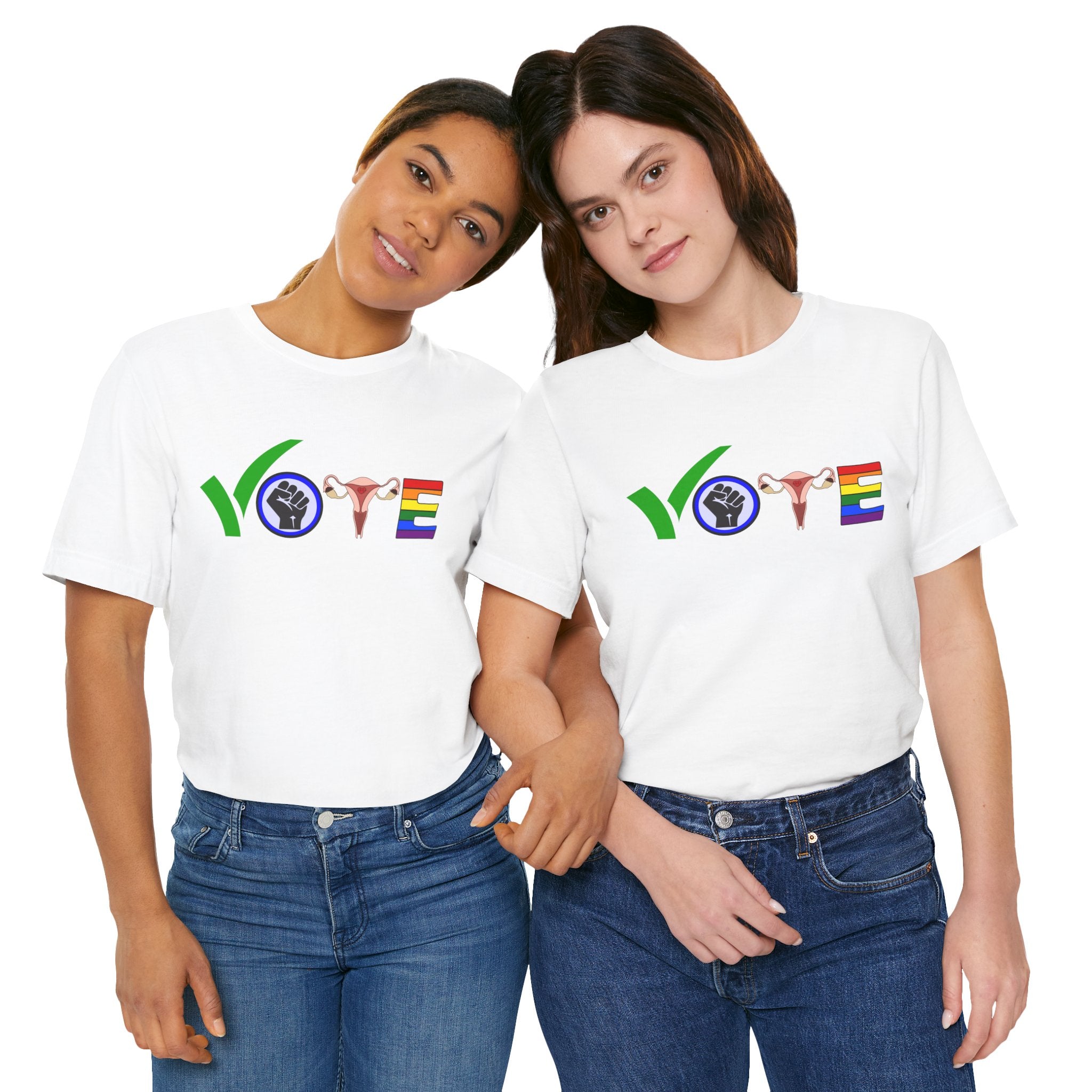 Vote T-Shirt | Stand Up, Speak Out: Vote For Change Tee | Support BLM, Reproductive Rights and LGBTQ Community