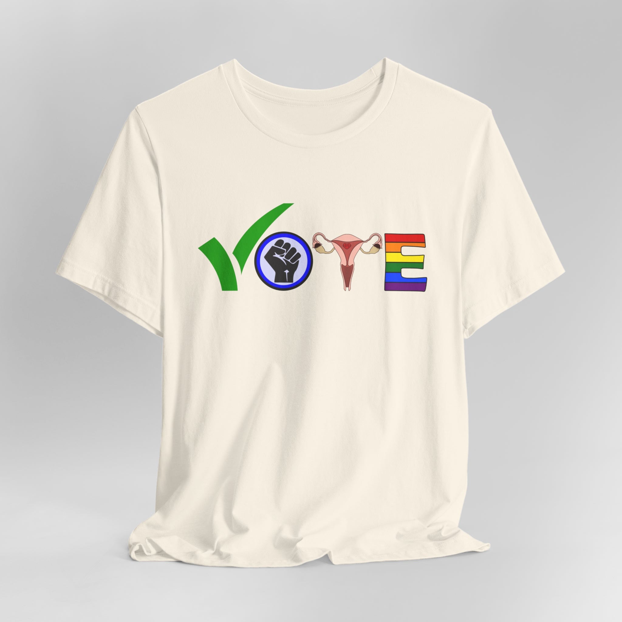 Vote T-Shirt | Stand Up, Speak Out: Vote For Change Tee | Support BLM, Reproductive Rights and LGBTQ Community