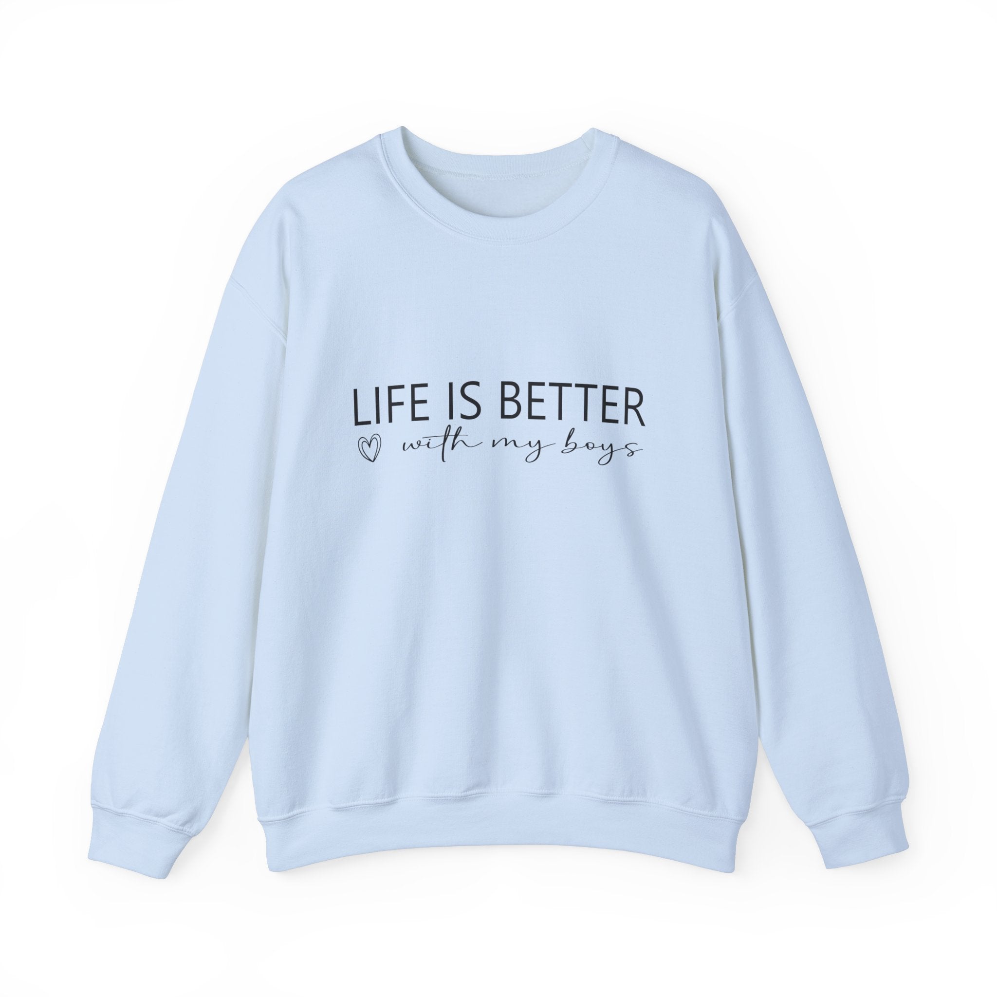 Life is Better With My Boys Sweatshirt | Mom of Boys Sweatshirt | Mom  | Boys Shirt, Mother'