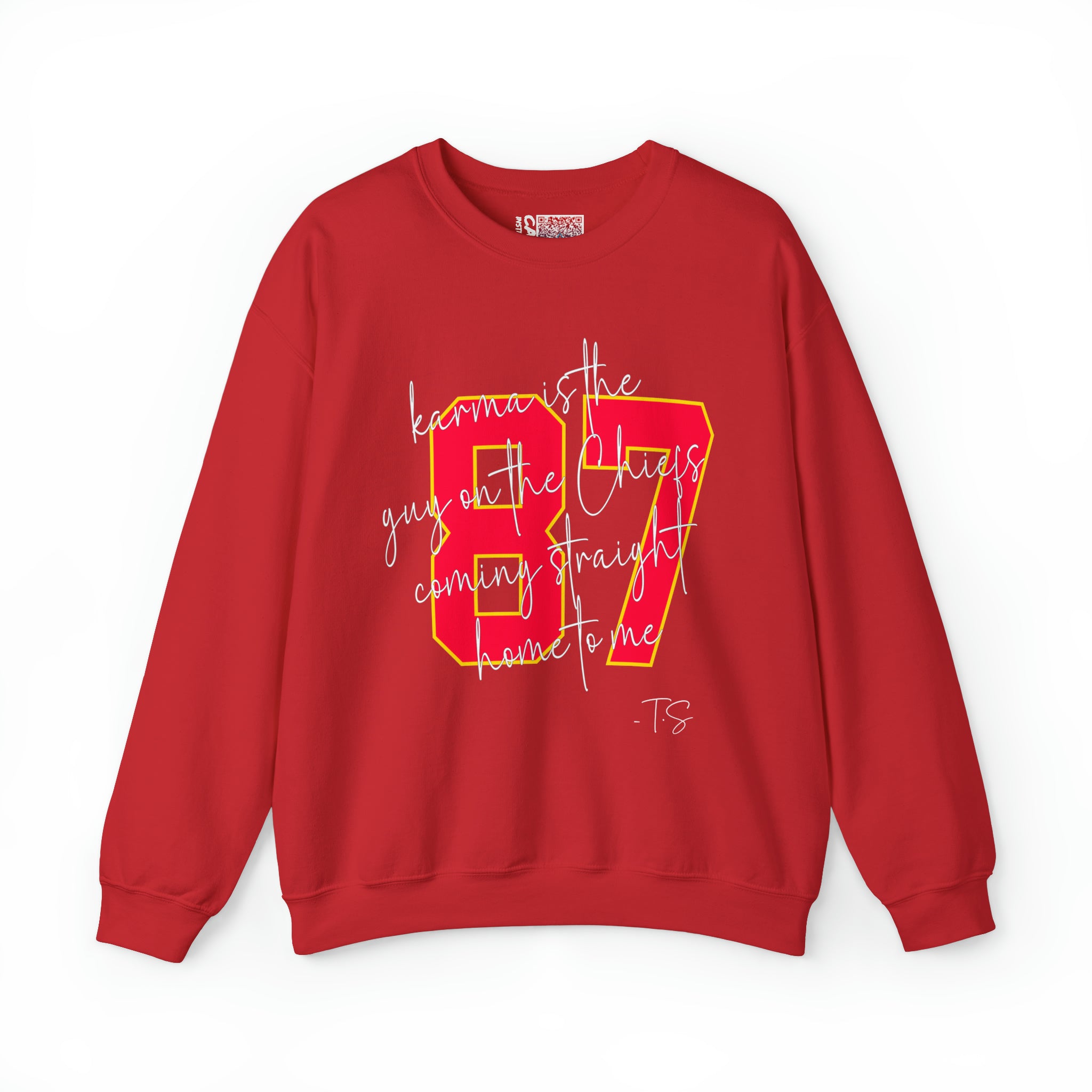 Karma Is The Guy On The Chiefs Coming Straight Home to Me Sweatshirt,  | Sweatshirt, Swift Kelce sweatshirt, Football Swiftie, Swift Chiefs Sweatshirt