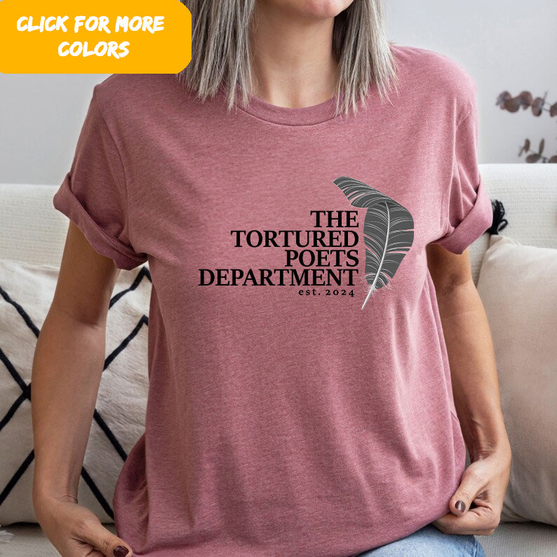 The Tortured Poets Department T-Shirt, TTPD T-Shirt, Taylor Swift New  | Swiftie Fans, Taylor Merch, Swiftie Merch