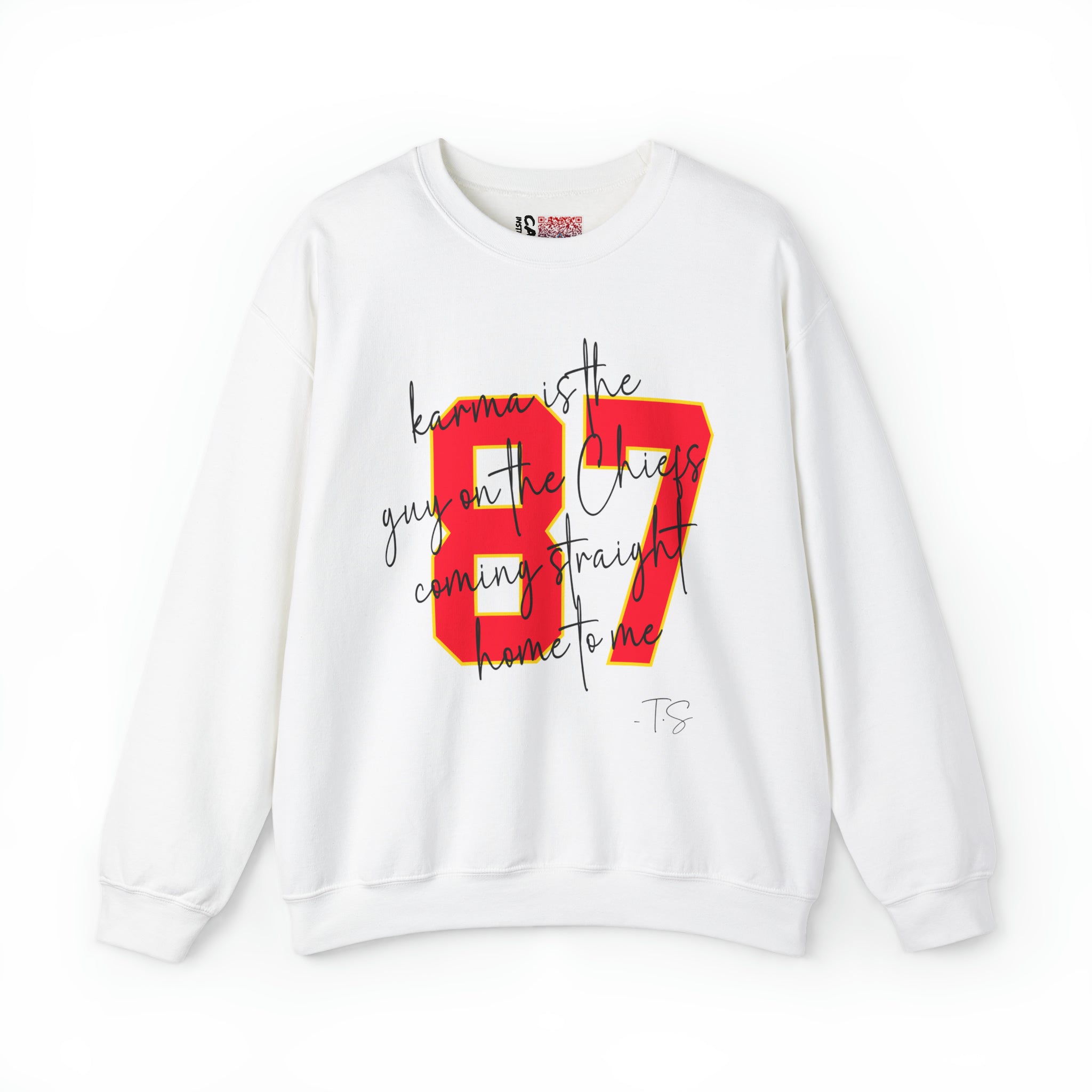 Karma Is The Guy On The Chiefs Coming Straight Home to Me Sweatshirt,  | Sweatshirt, Swift Kelce sweatshirt, Football Swiftie, Swift Chiefs Sweatshirt