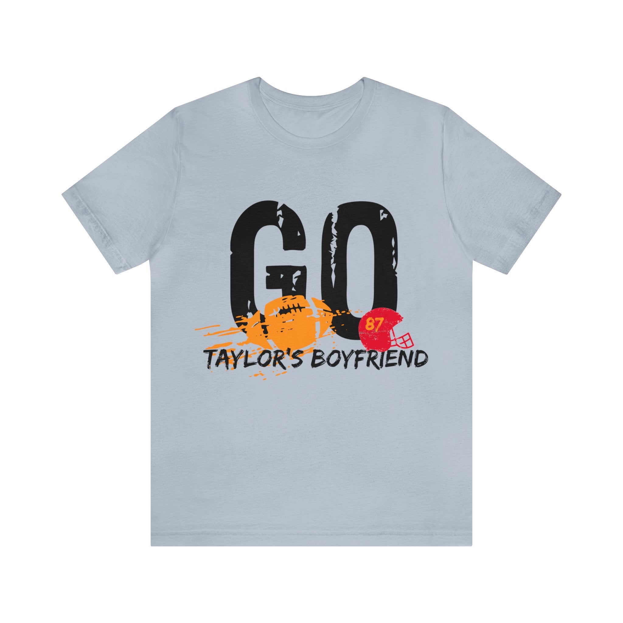 Go Taylors Boyfriend T-Shirt Printed on Front and Back - Gabe Atkins Designs