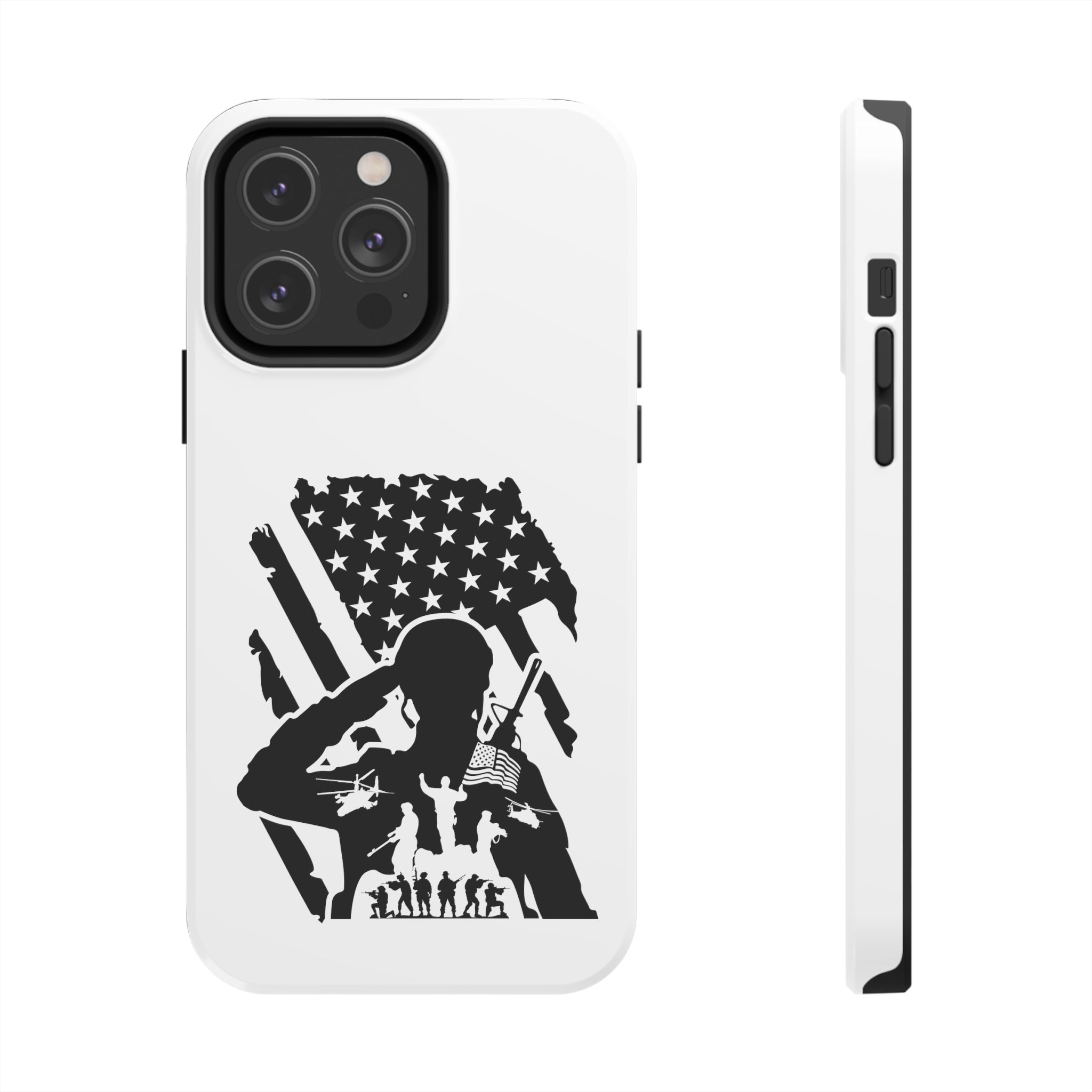 Veteran iPhone Case - Salute Your Heroes, Patriotic iPhone Tough Case, | Heroes, Patriotic iPhone Tough Case, Perfect Gift