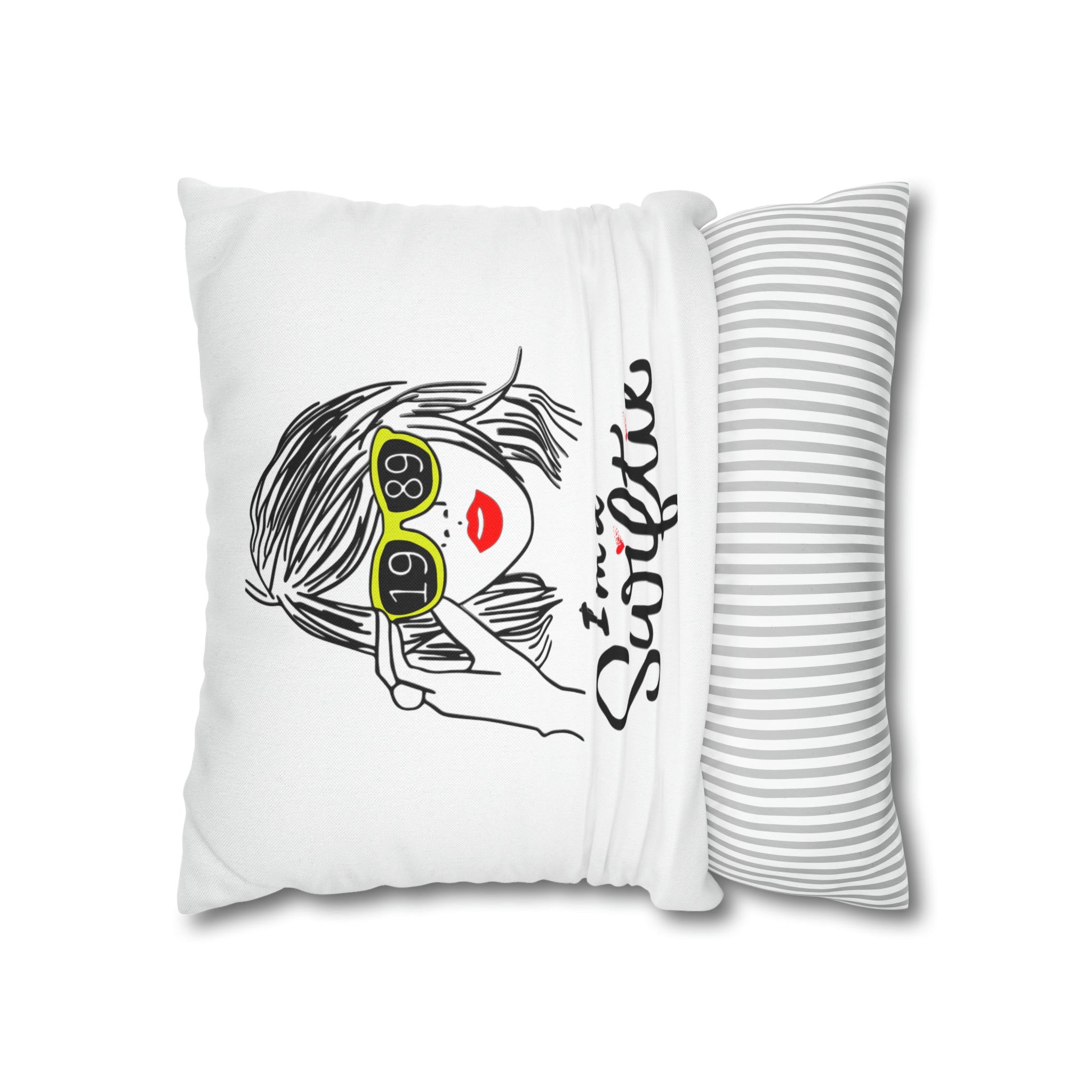 Taylor Swift "I am a Swiftie" Square Pillow Case | Taylor Swift Fan De | Taylor Swift Fan Decorative Pillow Case