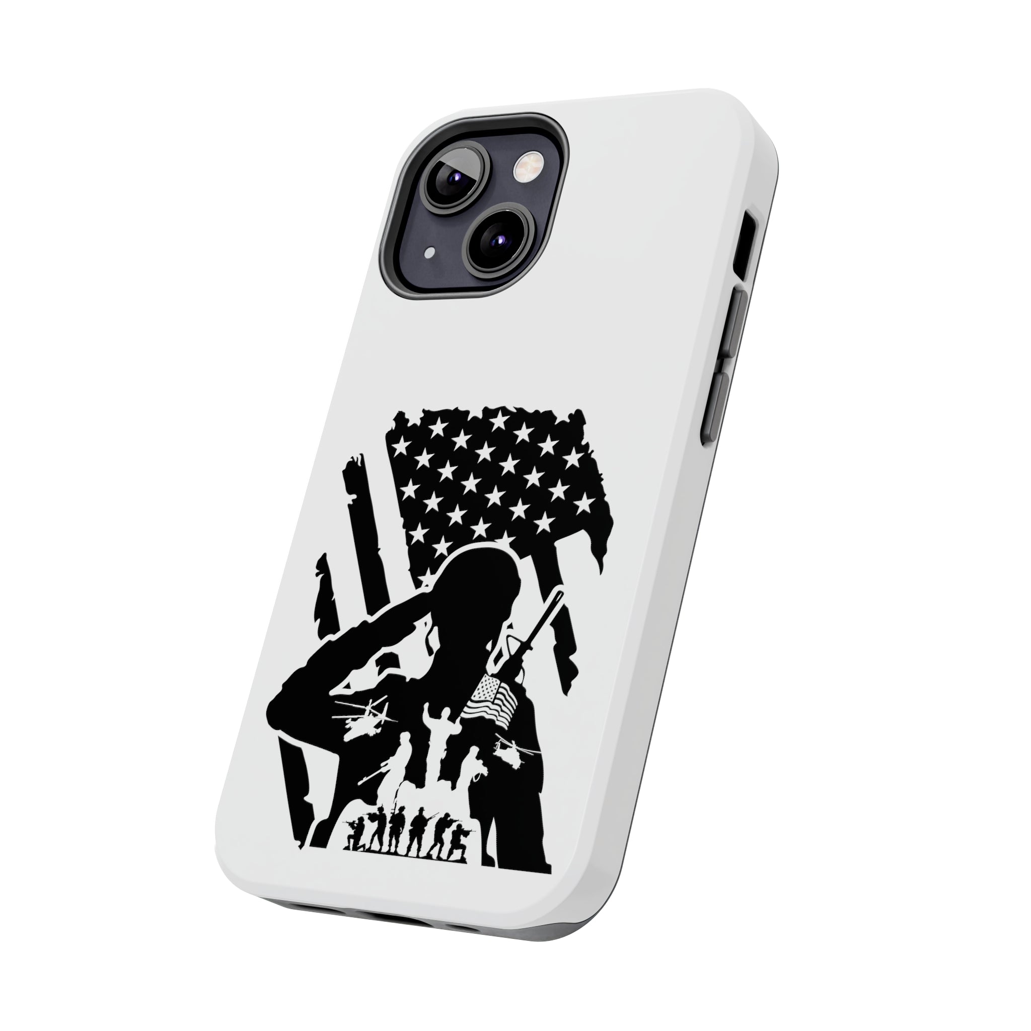 Veteran iPhone Case - Salute Your Heroes, Patriotic iPhone Tough Case, | Heroes, Patriotic iPhone Tough Case, Perfect Gift