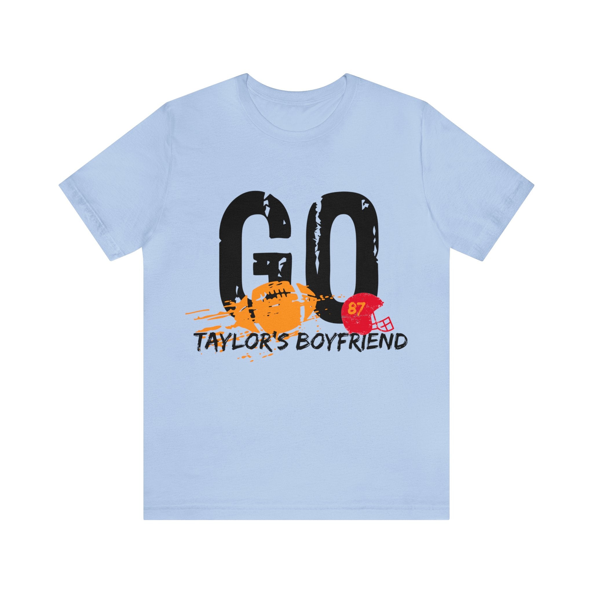 Go Taylors Boyfriend T-Shirt Printed on Front and Back - Gabe Atkins Designs