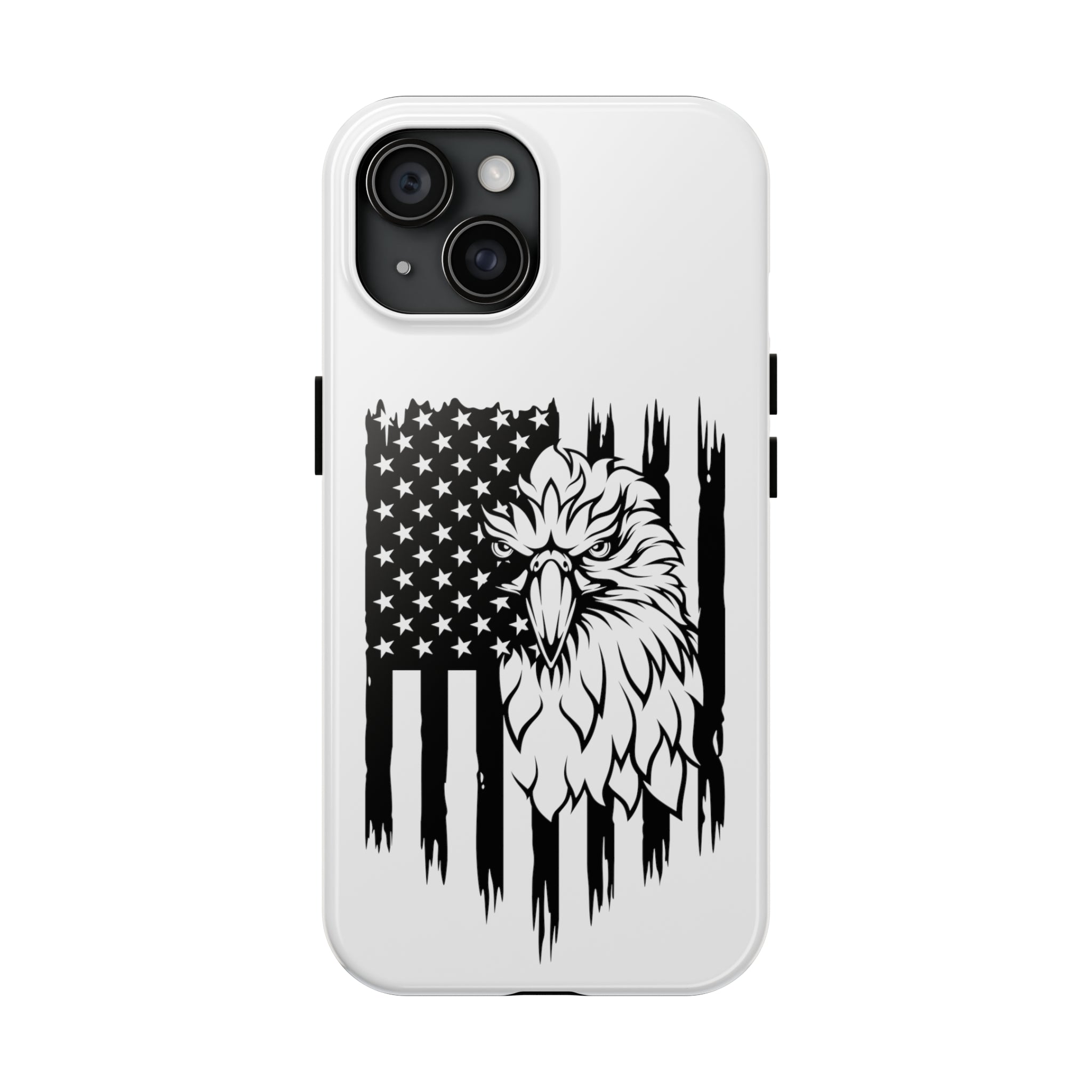 Patriotic iPhone Case: Eagle Through American Flag iPhone Case, Patrio | American Flag iPhone Case, Patriotic iPhone Tough Case