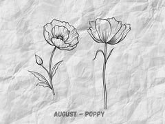 Birth Month Flowers SVG Bundle, PNG, PDF, Birthday Flower SVG - Gabe Atkins Designs