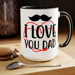 The Perfect Gift to Express Your Love: The "I Love You Dad" Ceramic Mu | Dad" Ceramic Mug