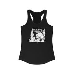 I Choose The Bear Tank: Make a Statement & Support The Feminist Cause Black