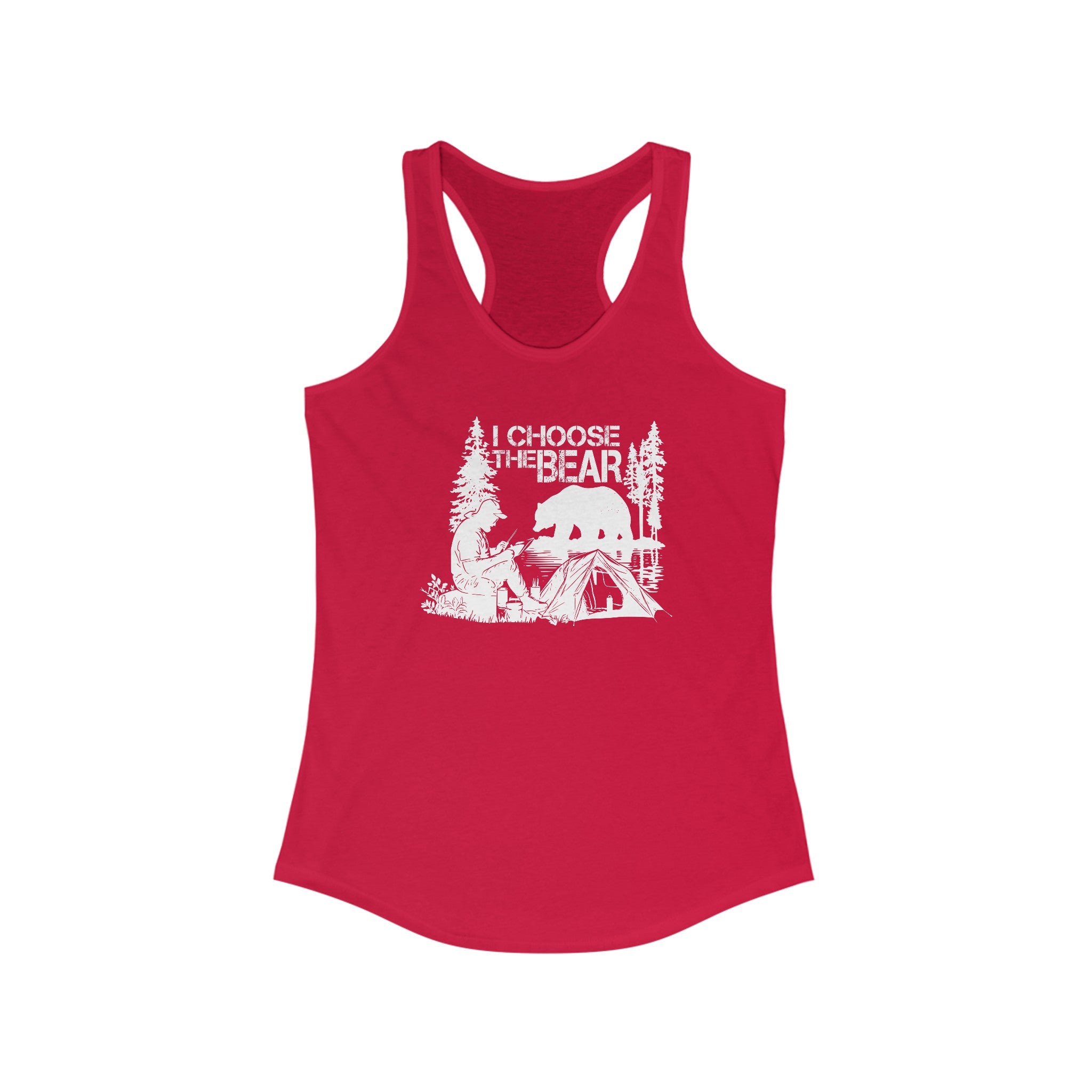 I Choose The Bear Tank: Make a Statement & Support The Feminist Cause Red