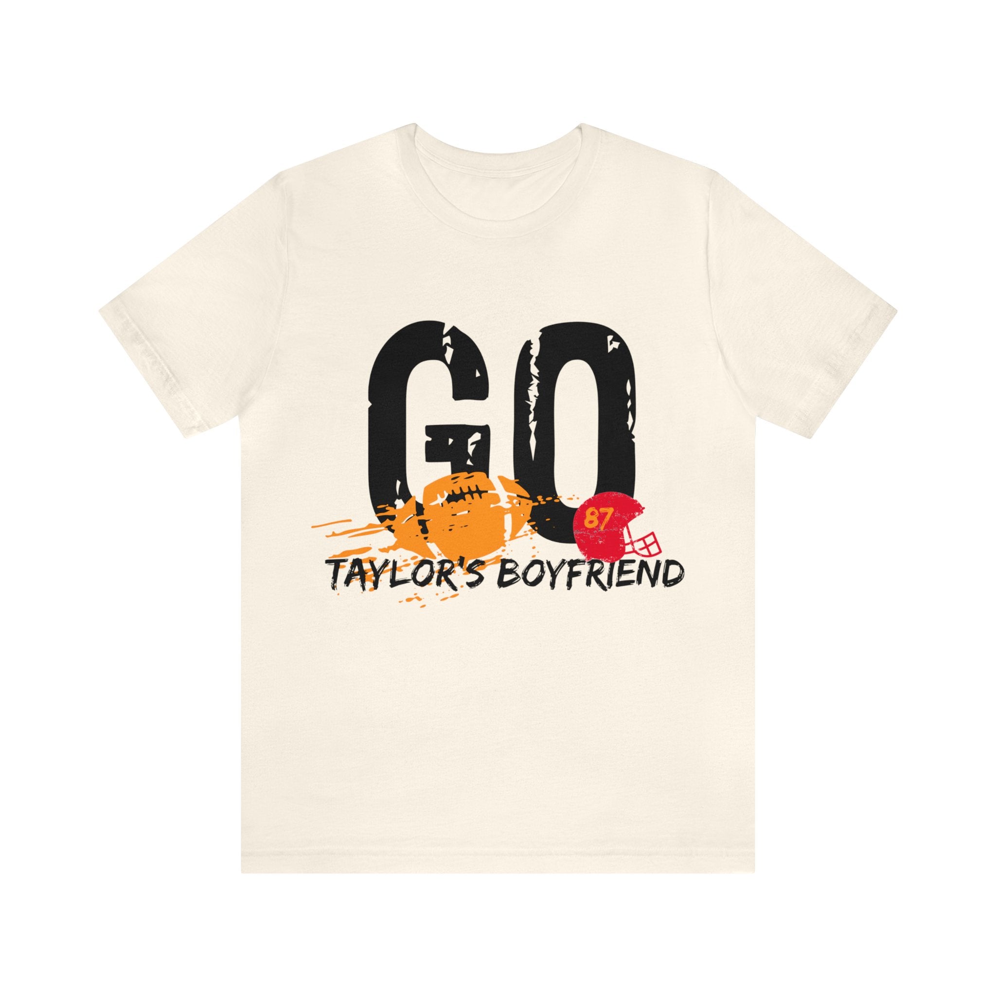 Go Taylors Boyfriend T-Shirt Printed on Front and Back - Gabe Atkins Designs