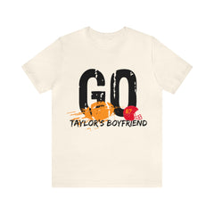 Go Taylors Boyfriend T-Shirt Printed on Front and Back - Gabe Atkins Designs