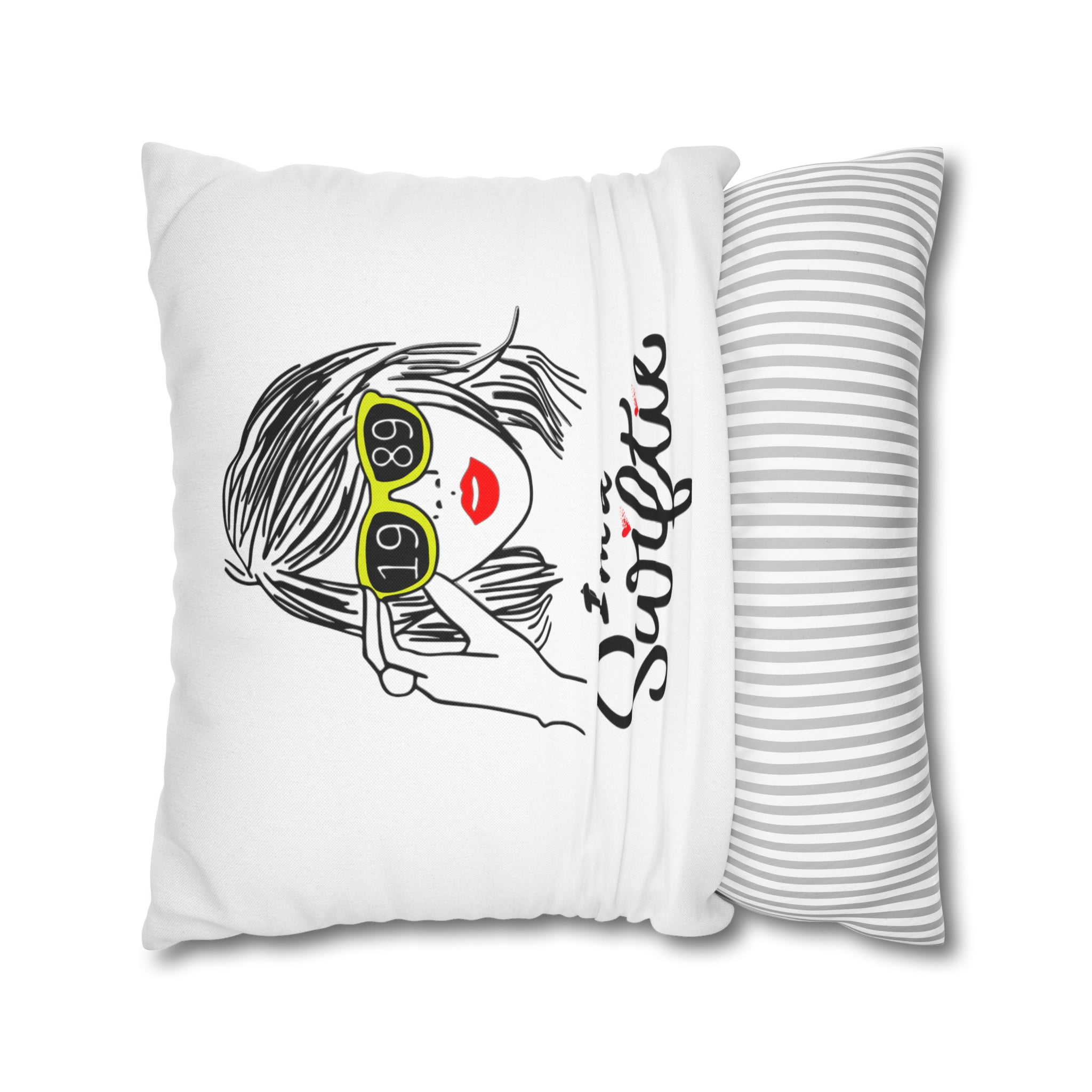 Taylor Swift "I am a Swiftie" Square Pillow Case | Taylor Swift Fan De | Taylor Swift Fan Decorative Pillow Case