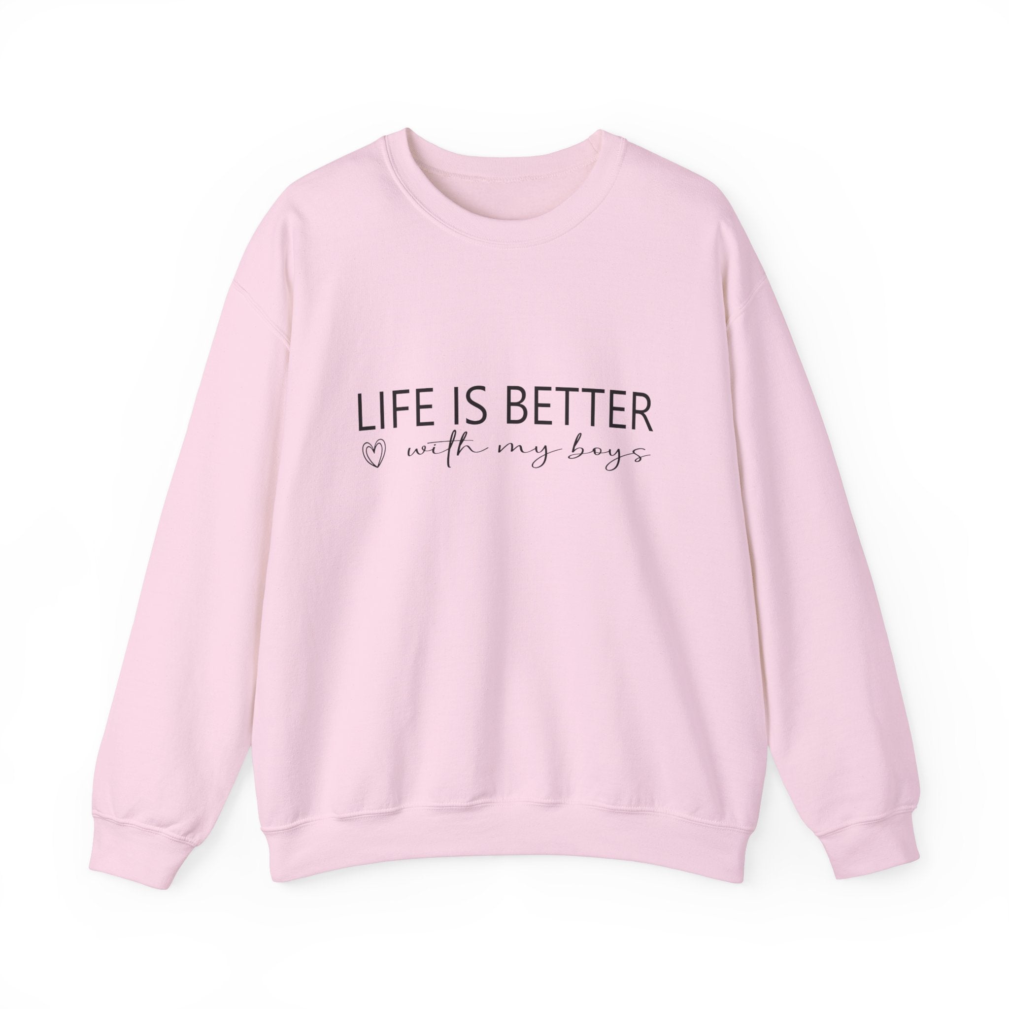 Life is Better With My Boys Sweatshirt | Mom of Boys Sweatshirt | Mom  | Boys Shirt, Mother'