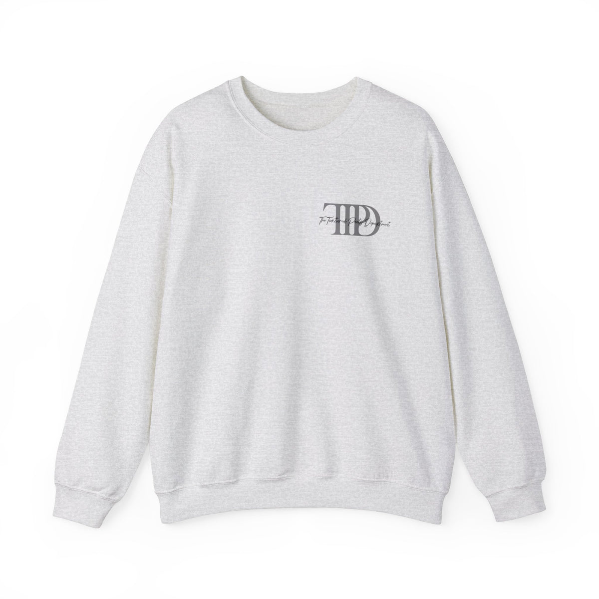 The Tortured Poets Department Sweatshirt with Tracklist on The Back |  | Tortured Poets Department Unisex Sweatshirt