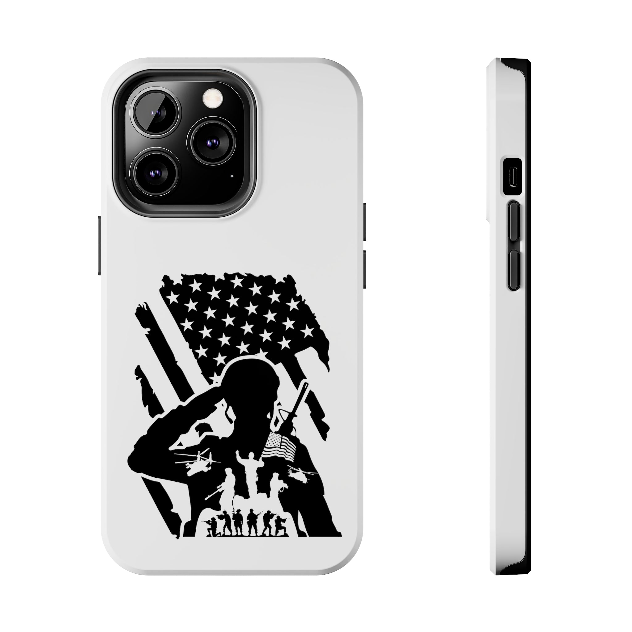 Veteran iPhone Case - Salute Your Heroes, Patriotic iPhone Tough Case, | Heroes, Patriotic iPhone Tough Case, Perfect Gift