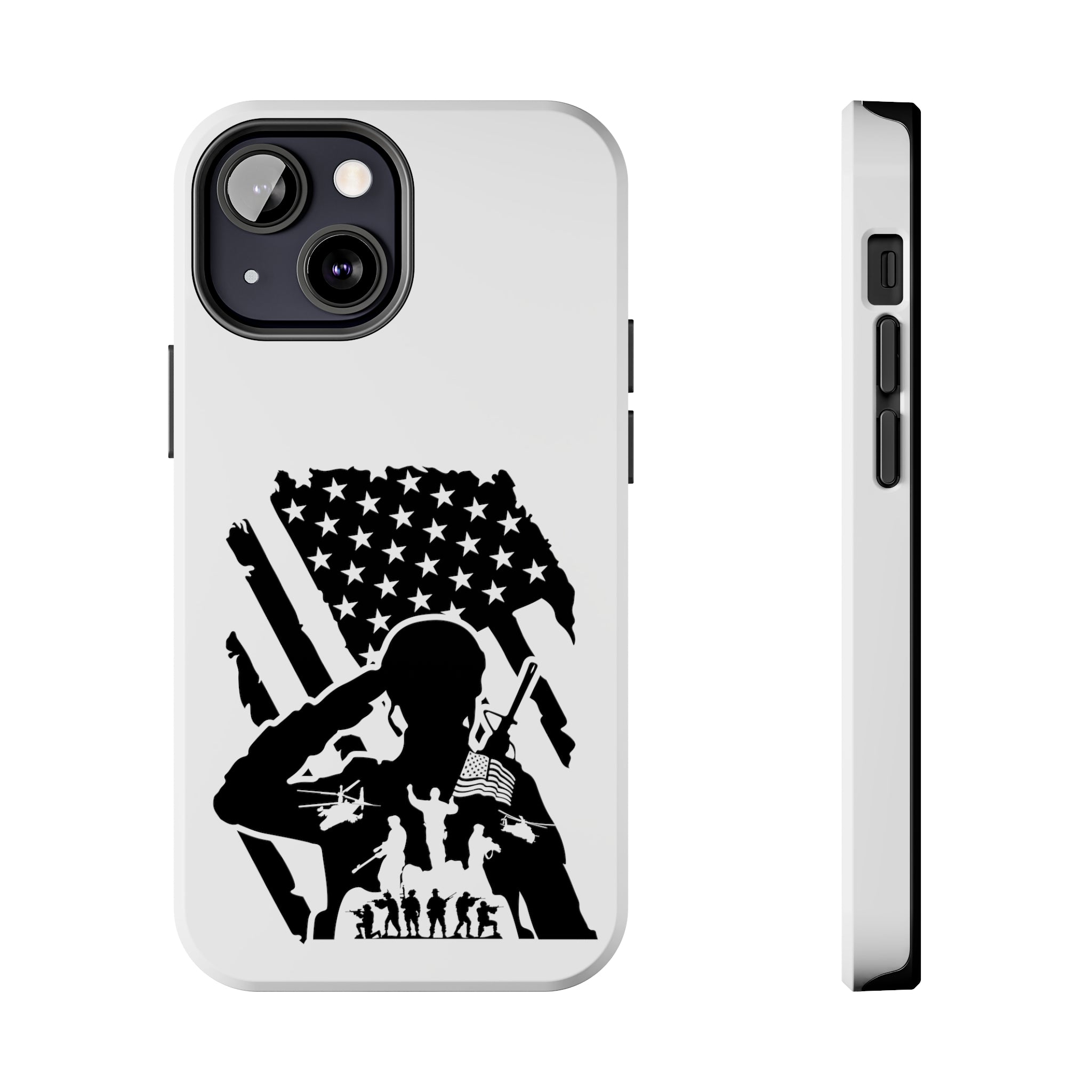 Veteran iPhone Case - Salute Your Heroes, Patriotic iPhone Tough Case, | Heroes, Patriotic iPhone Tough Case, Perfect Gift