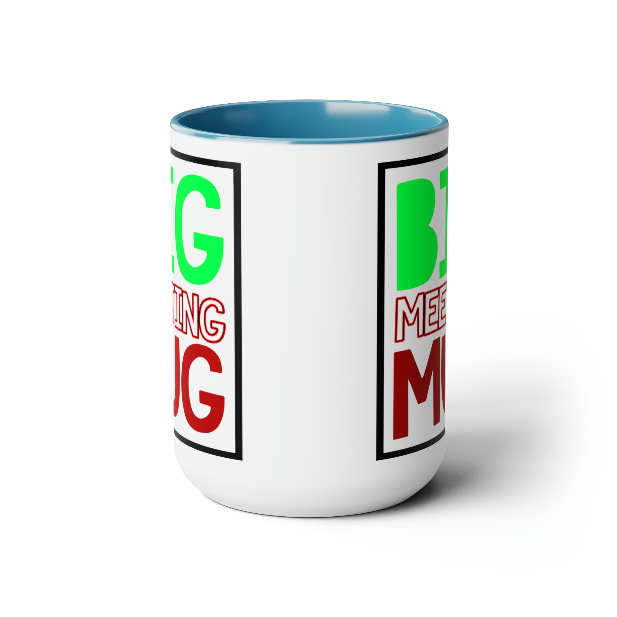 Power Up Your Day: The BIG meeting MUG | 15oz Coffee Mug - Gabe Atkins Designs