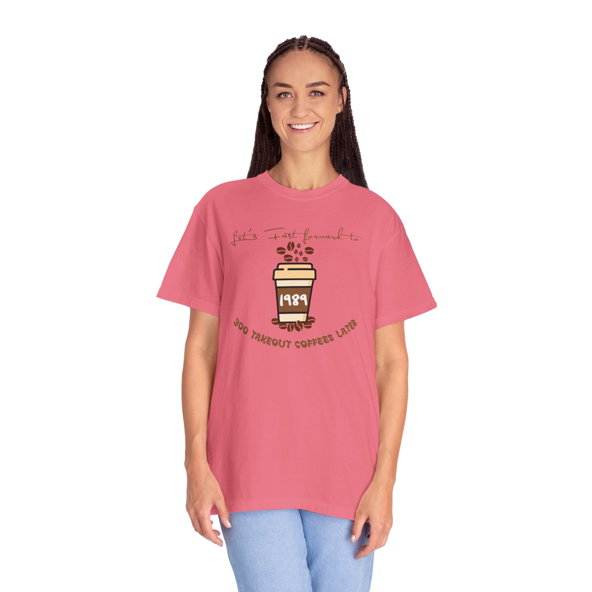 300 Takeout Coffees Later Taylor Swift Tee, Is It Over Now T-Shirt, 19 | Version, Comfort Colors, Swiftie Gift Idea, Coffee Lovers