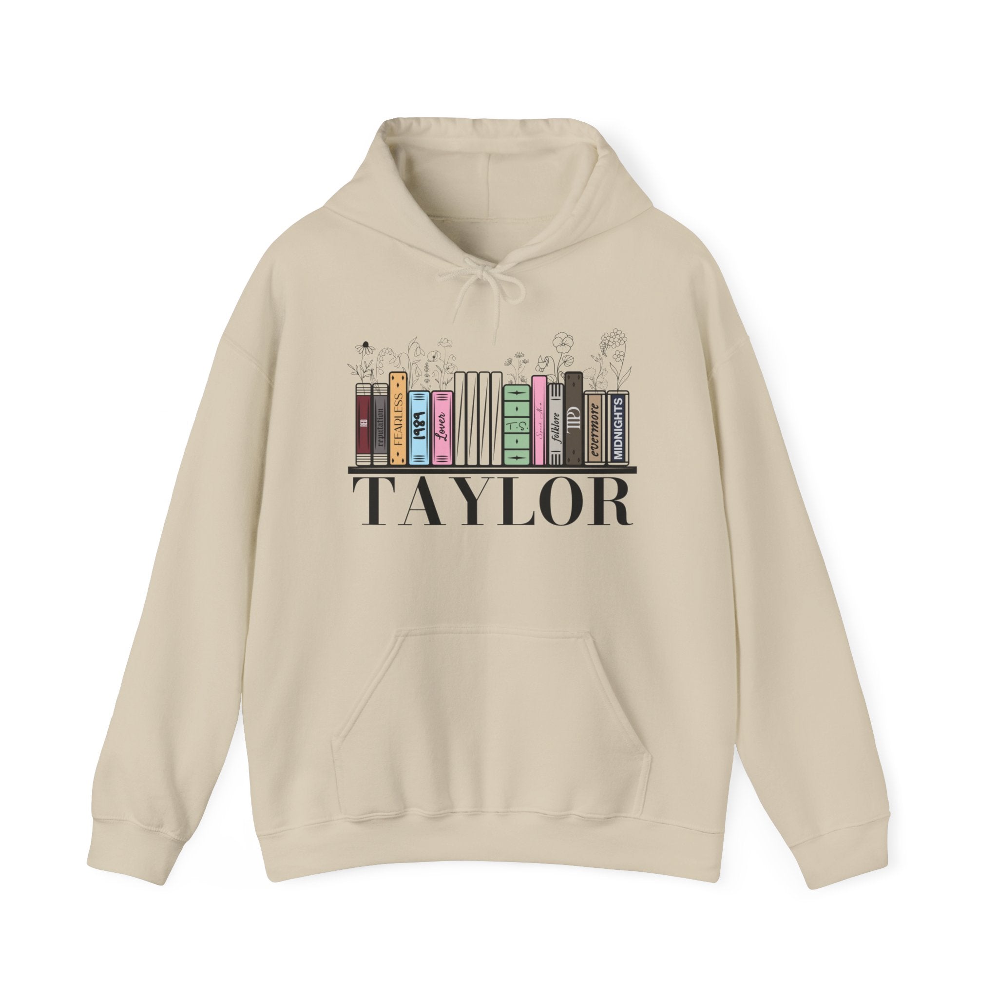 Taylor Swift Albums As Books Hoodie | All Taylor's Albums Including TT | Albums Including TTPD Decorated