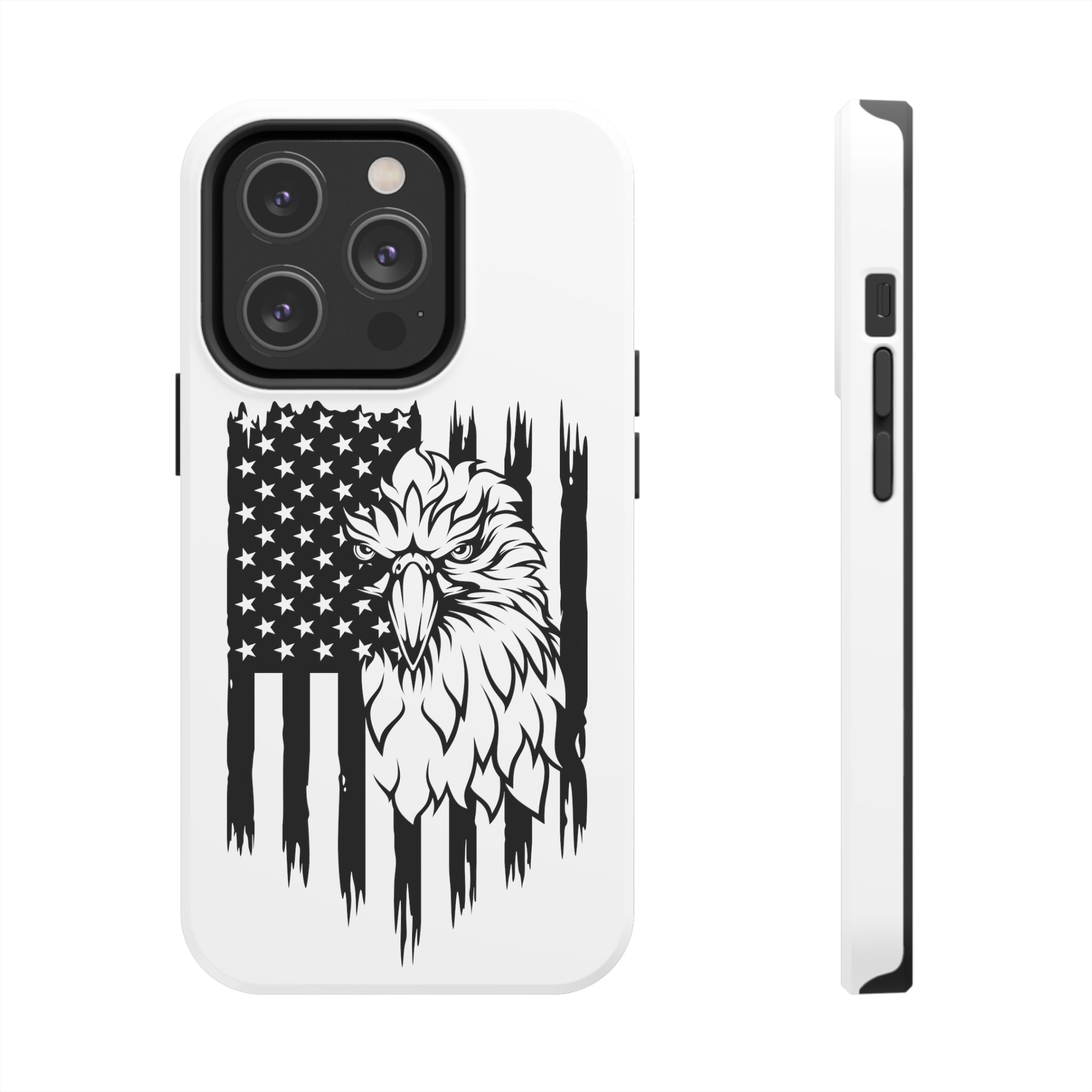 Patriotic iPhone Case: Eagle Through American Flag iPhone Case, Patrio | American Flag iPhone Case, Patriotic iPhone Tough Case