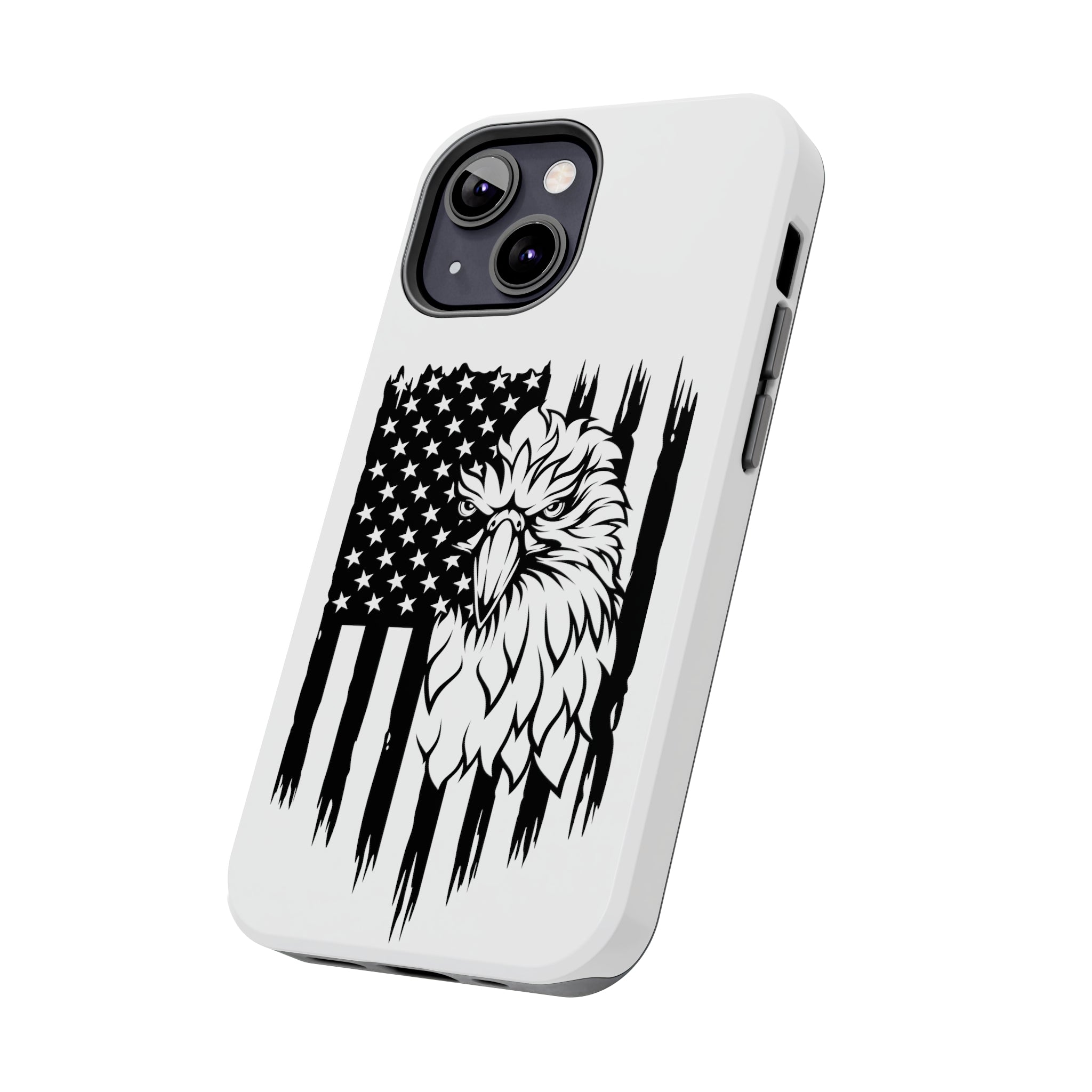 Patriotic iPhone Case: Eagle Through American Flag iPhone Case, Patrio | American Flag iPhone Case, Patriotic iPhone Tough Case