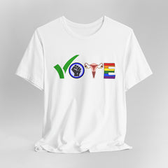 Vote T-Shirt | Stand Up, Speak Out: Vote For Change Tee | Support BLM, Reproductive Rights and LGBTQ Community