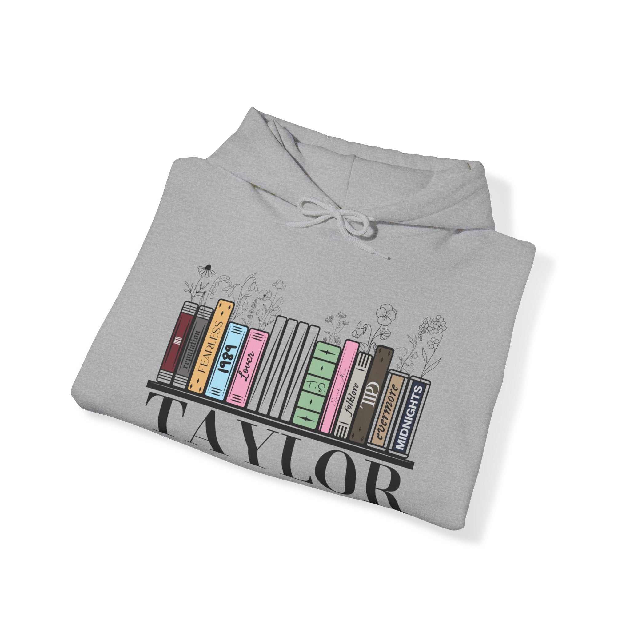 Taylor Swift Albums As Books Hoodie | All Taylor's Albums Including TT | Albums Including TTPD Decorated