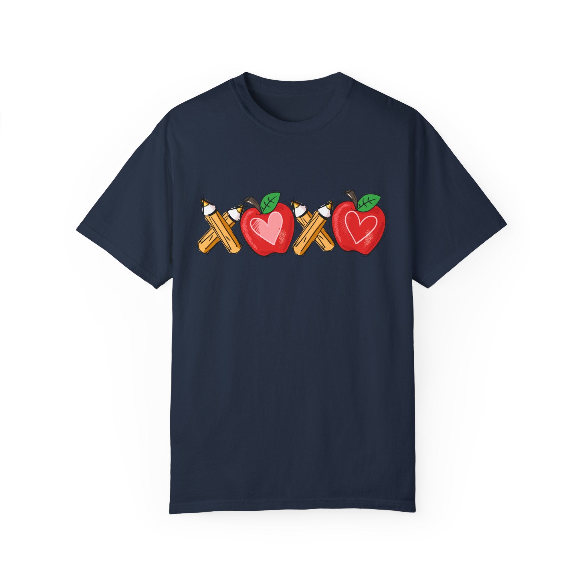 Comfort Colors XOXO Teacher Shirt, Valentine Teacher Shirt, Teacher Valentine T-Shirt, Teacher Valentine Shirt, Valentines Day Gift Teacher - Gabe Atkins Designs