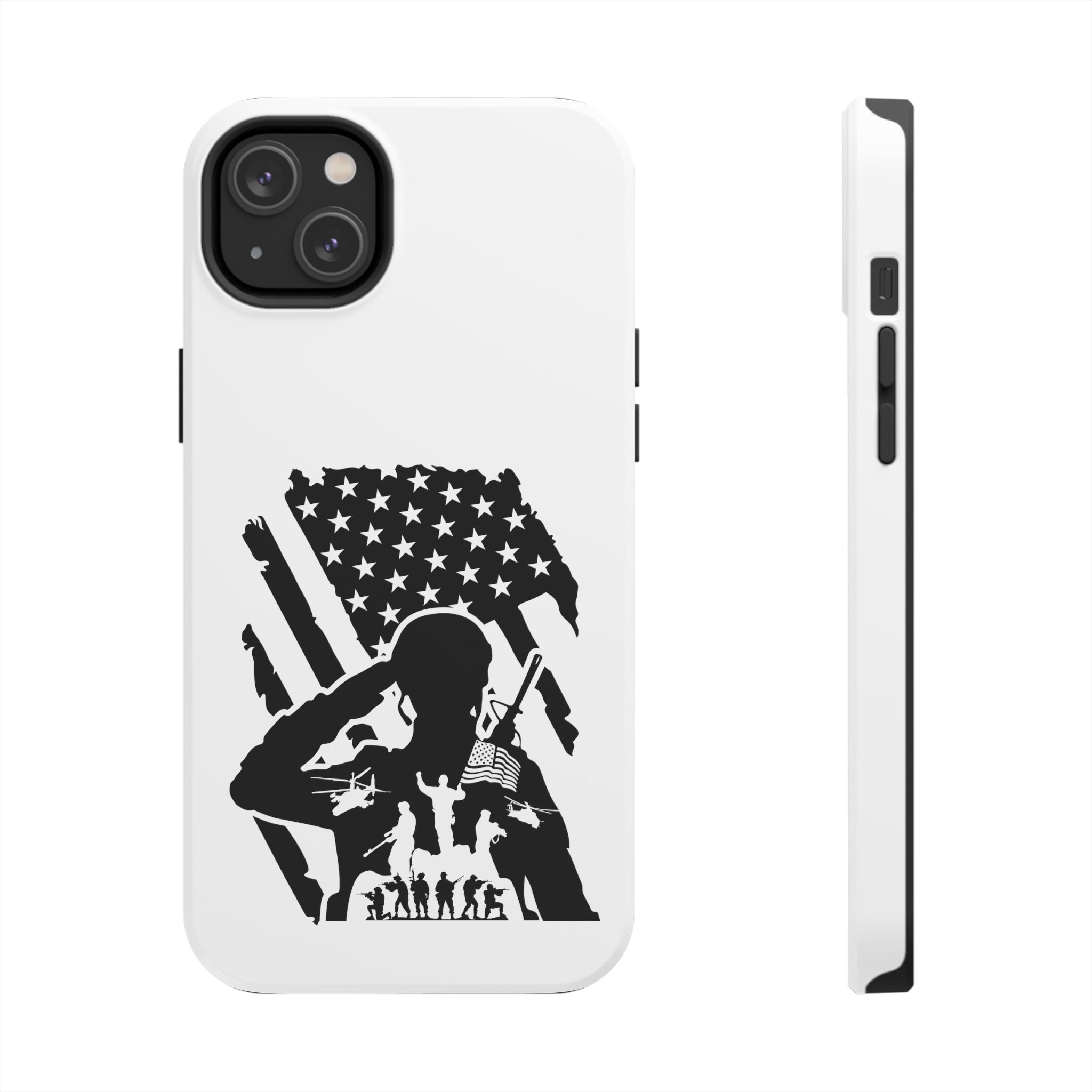 Veteran iPhone Case - Salute Your Heroes, Patriotic iPhone Tough Case, | Heroes, Patriotic iPhone Tough Case, Perfect Gift