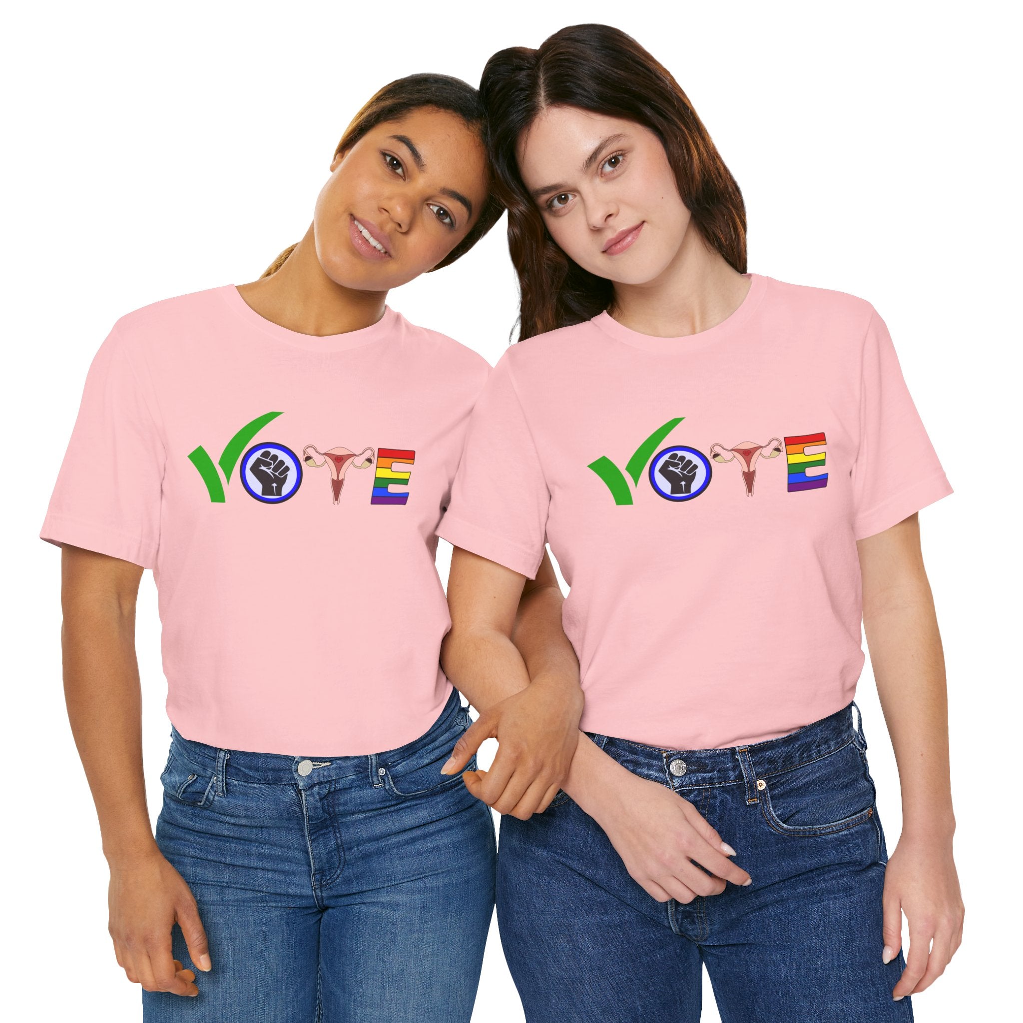 Vote T-Shirt | Stand Up, Speak Out: Vote For Change Tee | Support BLM, Reproductive Rights and LGBTQ Community