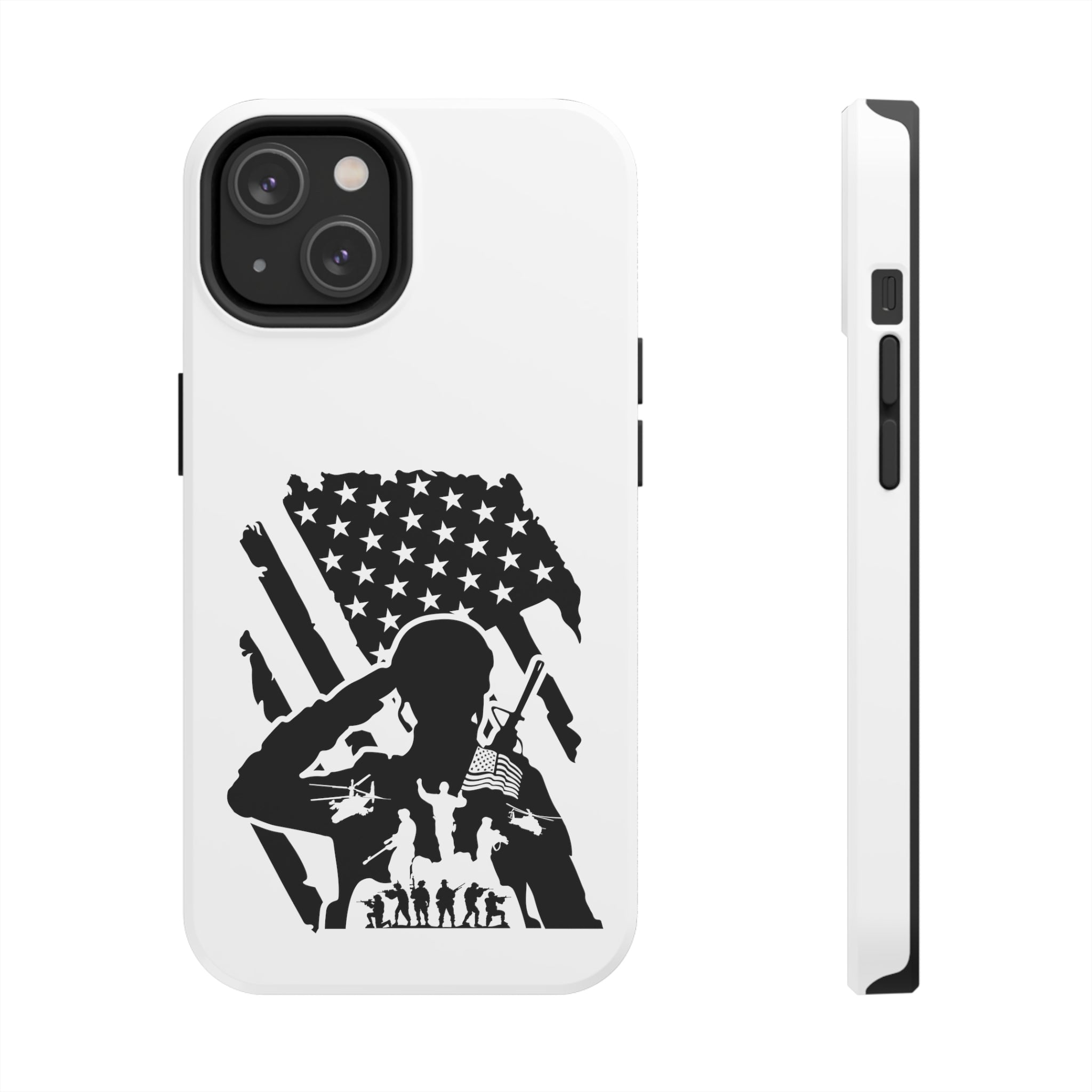 Veteran iPhone Case - Salute Your Heroes, Patriotic iPhone Tough Case, | Heroes, Patriotic iPhone Tough Case, Perfect Gift