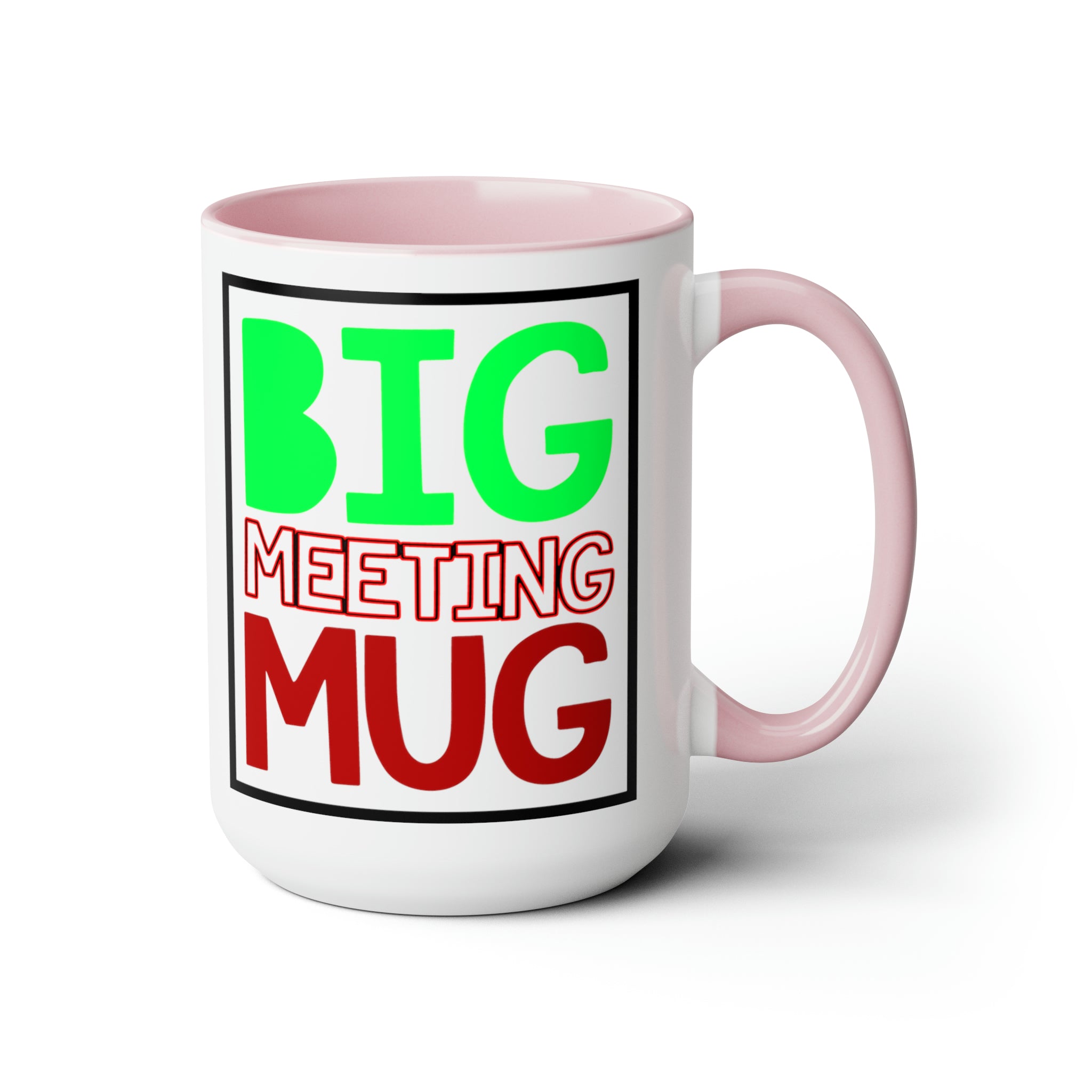 Power Up Your Day: The BIG meeting MUG | 15oz Coffee Mug - Gabe Atkins Designs