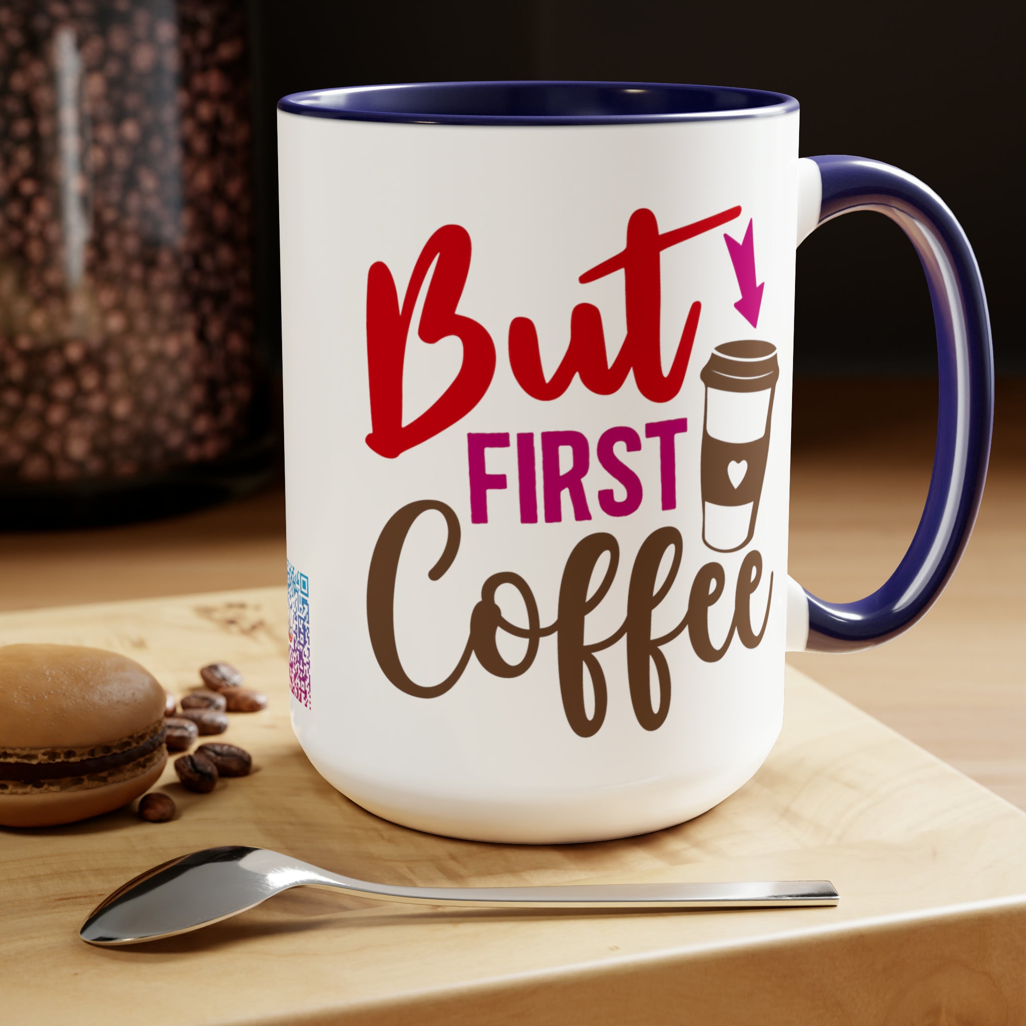 Kickstart Your Day With The "But First, Coffee" 15oz Ceramic Mug | , Coffee" 15oz Ceramic Mug