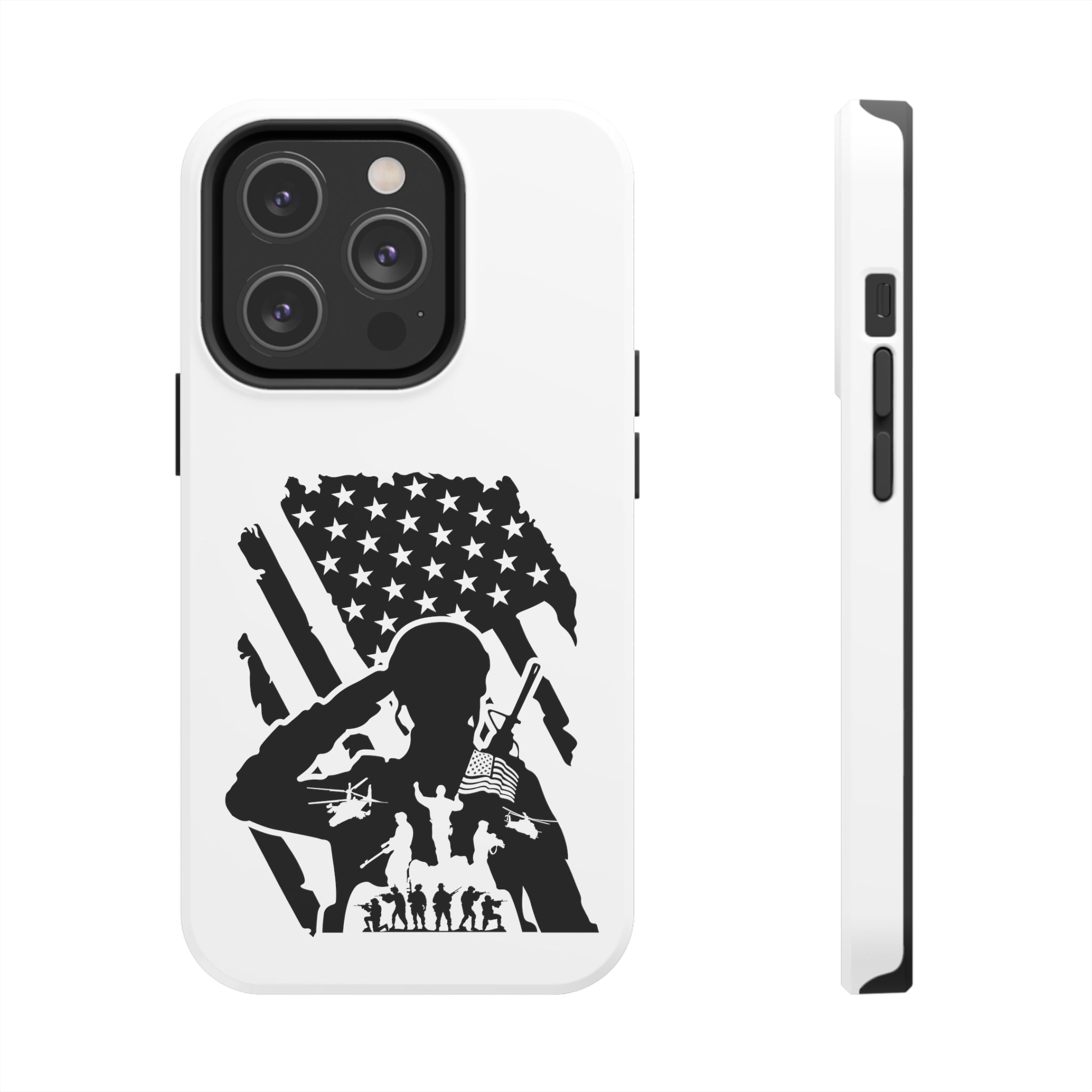 Veteran iPhone Case - Salute Your Heroes, Patriotic iPhone Tough Case, | Heroes, Patriotic iPhone Tough Case, Perfect Gift