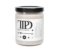 Tortured Poets Department - Scented Soy Candle - Front View Full Cap On