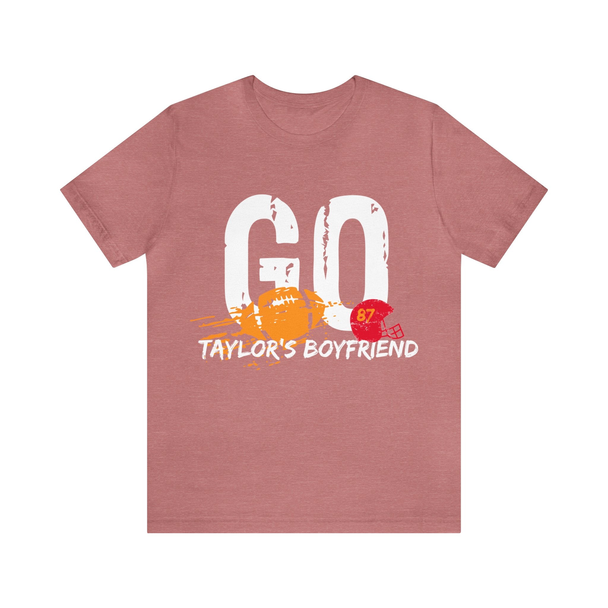 Go Taylors Boyfriend T-Shirt Printed on Front and Back - Gabe Atkins Designs