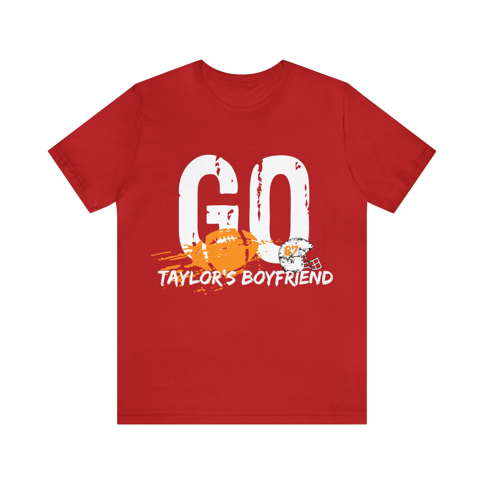 Go Taylors Boyfriend T-Shirt Printed on Front and Back - Gabe Atkins Designs