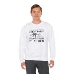 Since We Are Redefining Everything This Is a Cordless Hole Puncher Swe | Cordless Hole Puncher Sweatshirt