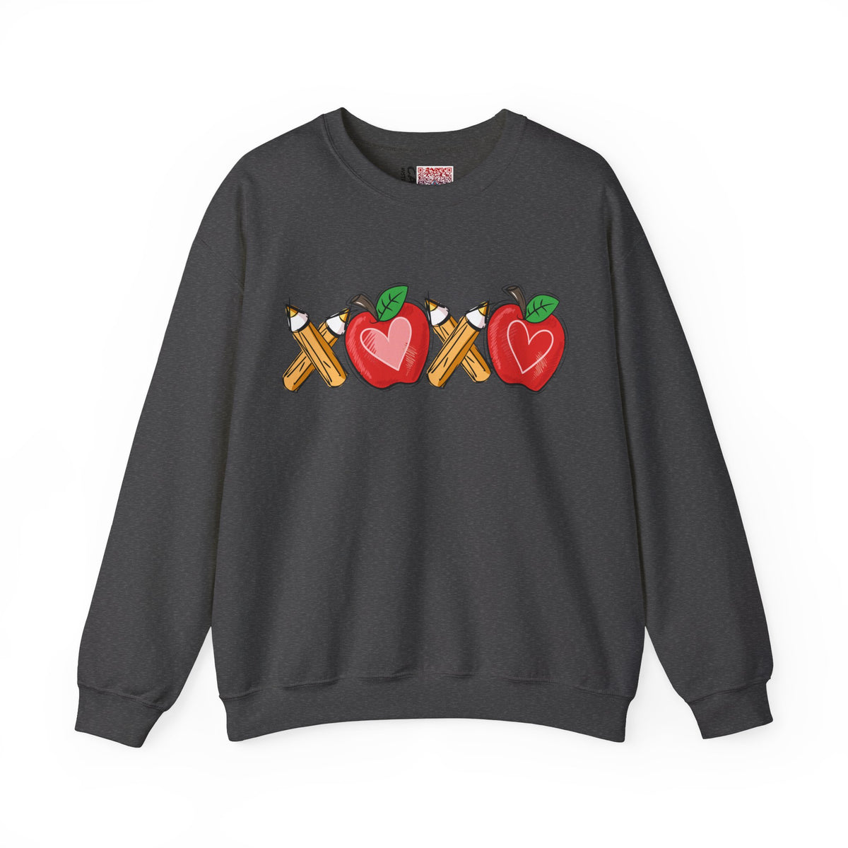 XOXO Teacher, Valentine Teacher Sweatshirt, Teacher Valentine Sweater, Teacher Valentine Sweatshirt, Valentines Day Gift for Teacher - Gabe Atkins Designs