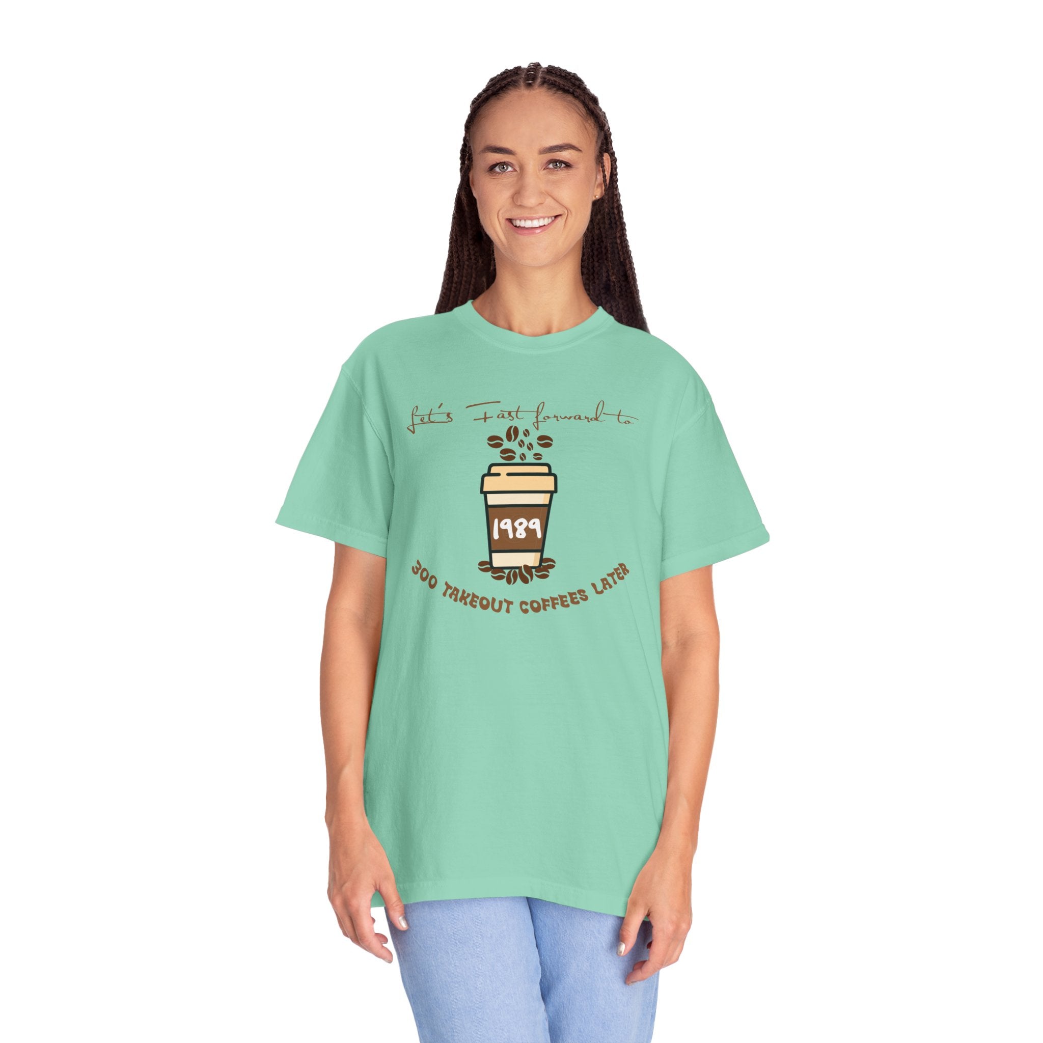 300 Takeout Coffees Later Taylor Swift Tee, Is It Over Now T-Shirt, 19 | Version, Comfort Colors, Swiftie Gift Idea, Coffee Lovers